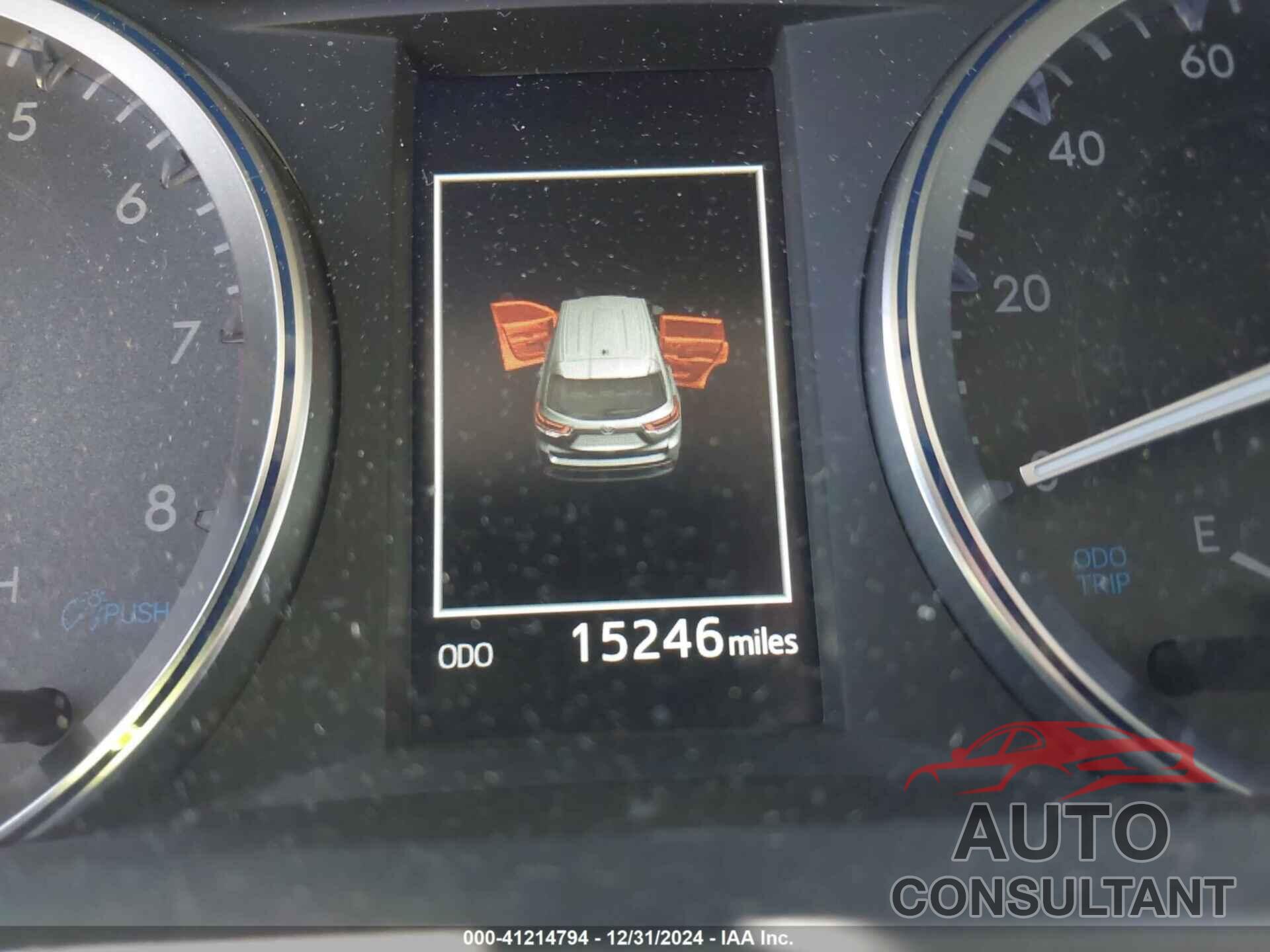 TOYOTA HIGHLANDER 2019 - 5TDKZRFH0KS570709