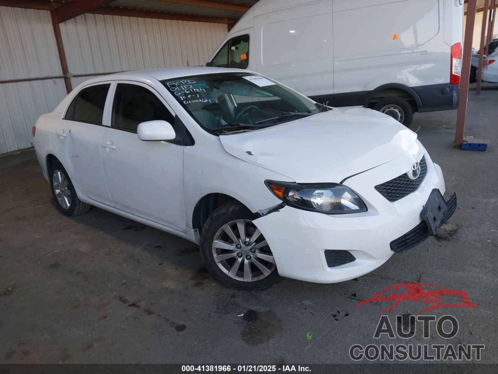 TOYOTA COROLLA 2009 - 1NXBU40E79Z040464