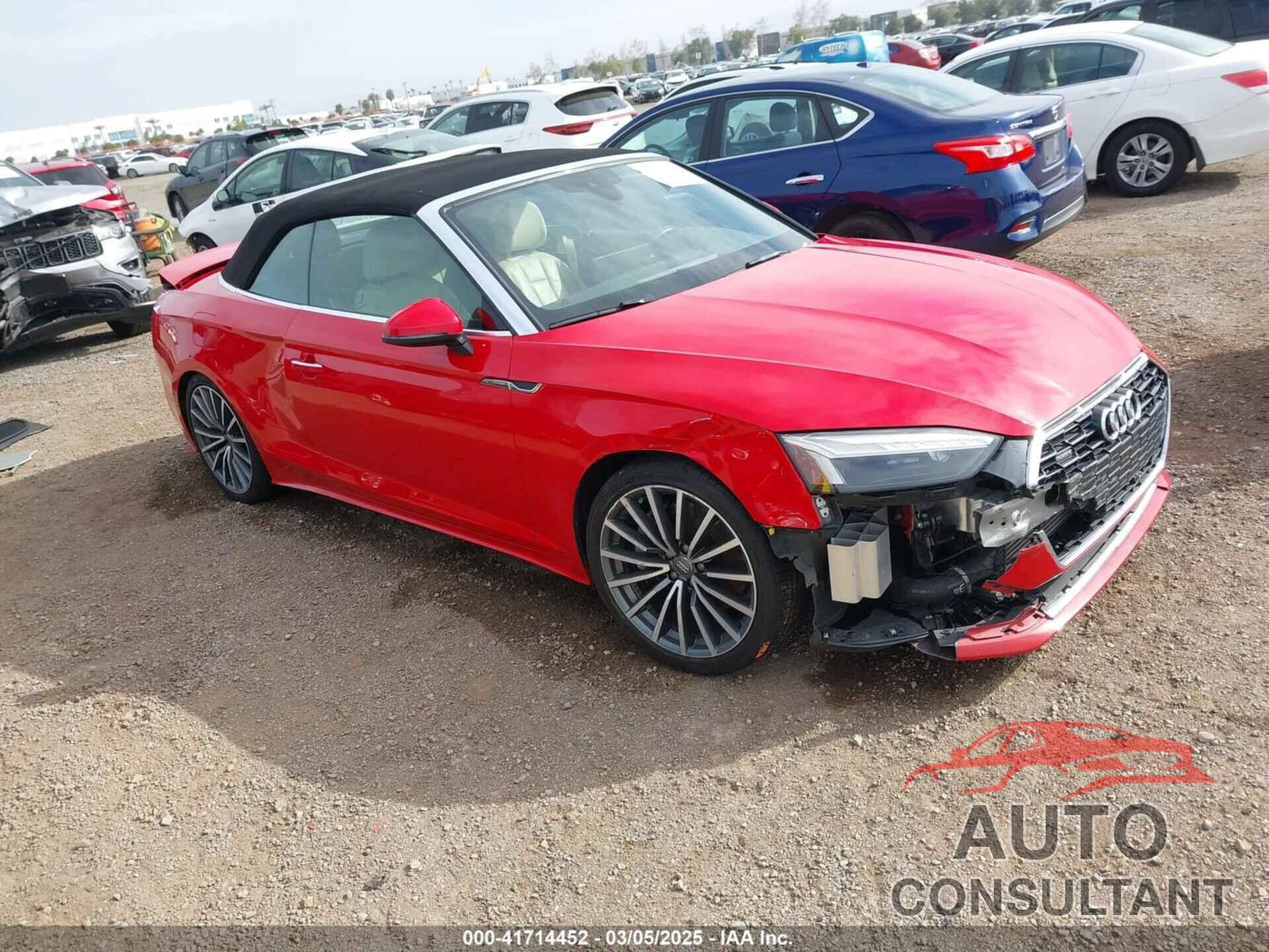 AUDI A5 CABRIOLET 2020 - WAUWNGF50LN000995