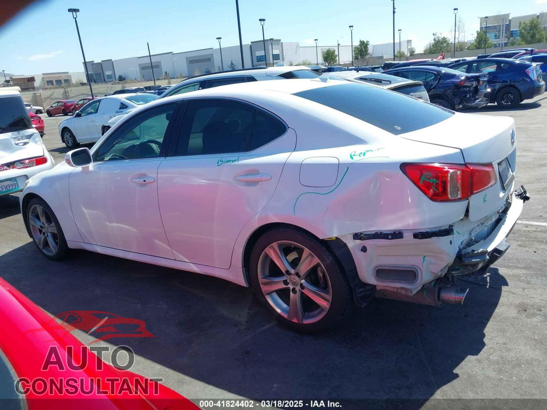 LEXUS IS 250 2013 - JTHBF5C25D5187647