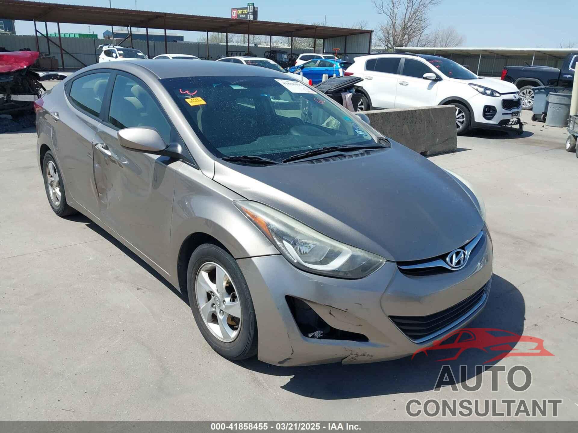 HYUNDAI ELANTRA 2014 - 5NPDH4AE8EH508948