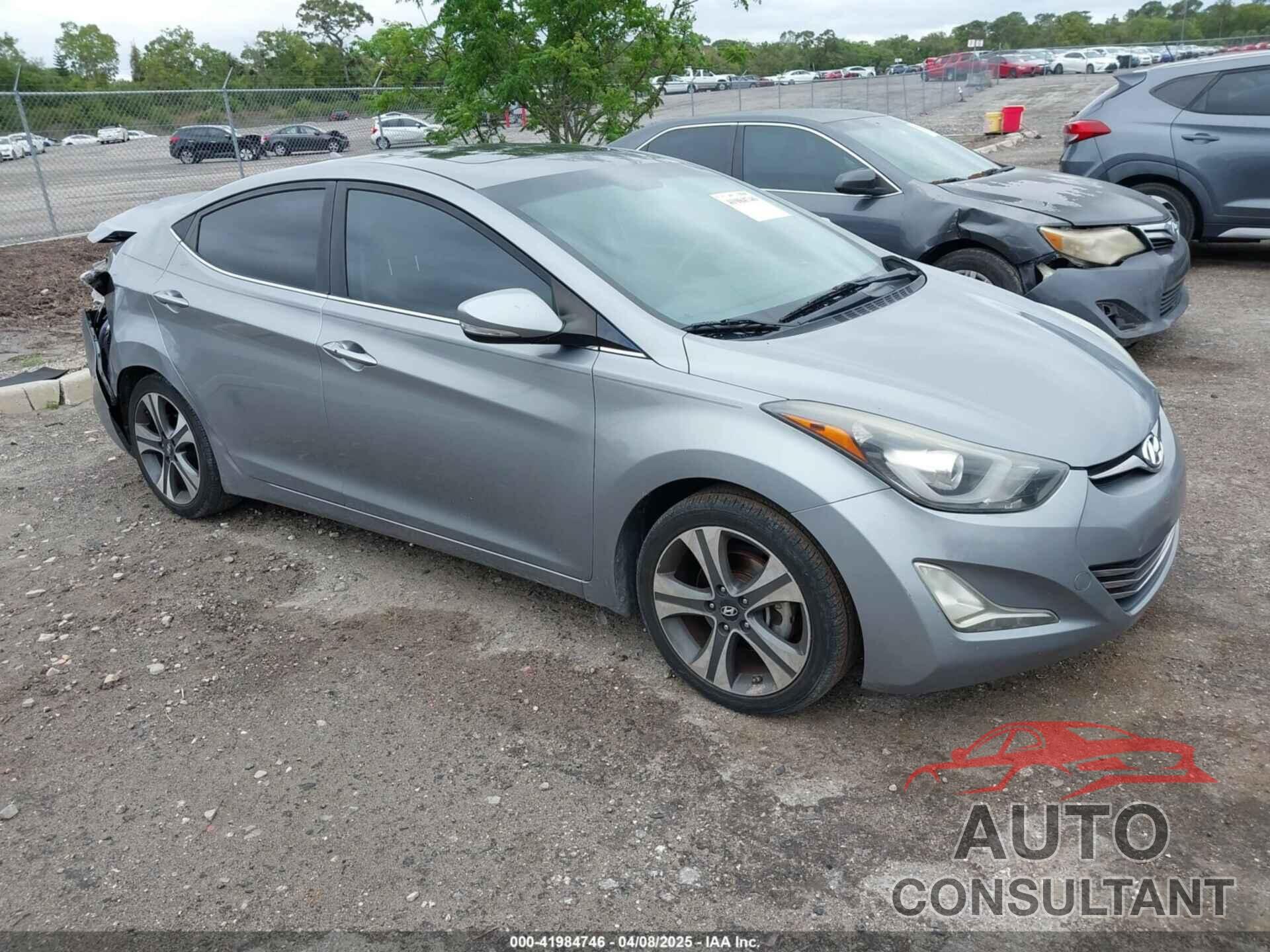 HYUNDAI ELANTRA 2015 - KMHDH4AH1FU423544