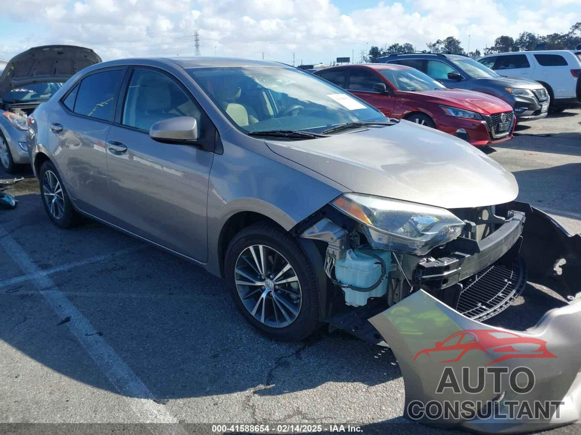 TOYOTA COROLLA 2016 - 2T1BURHE2GC714018