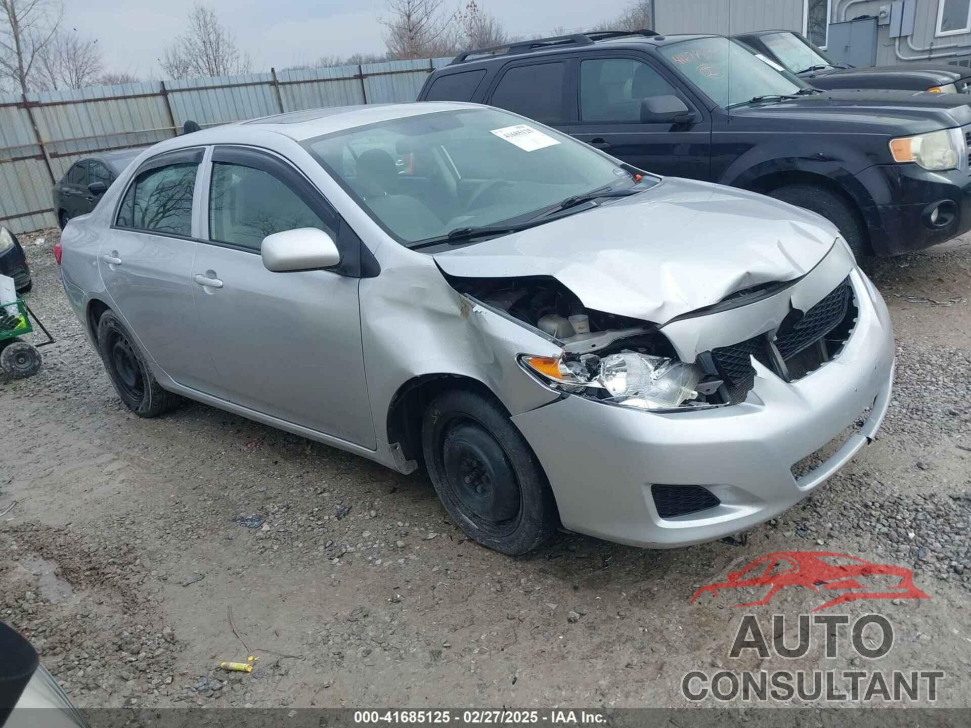 TOYOTA COROLLA 2009 - 1NXBU40E09Z016443