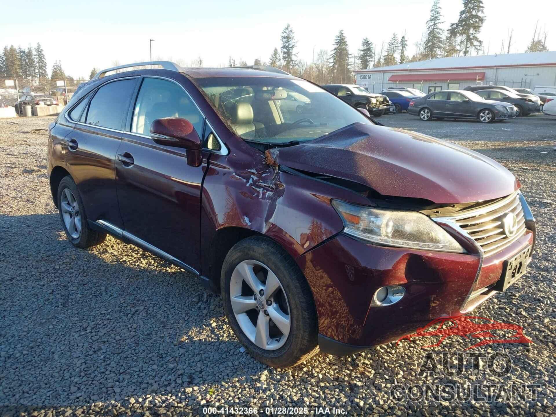 LEXUS RX 350 2013 - 2T2BK1BA4DC161697