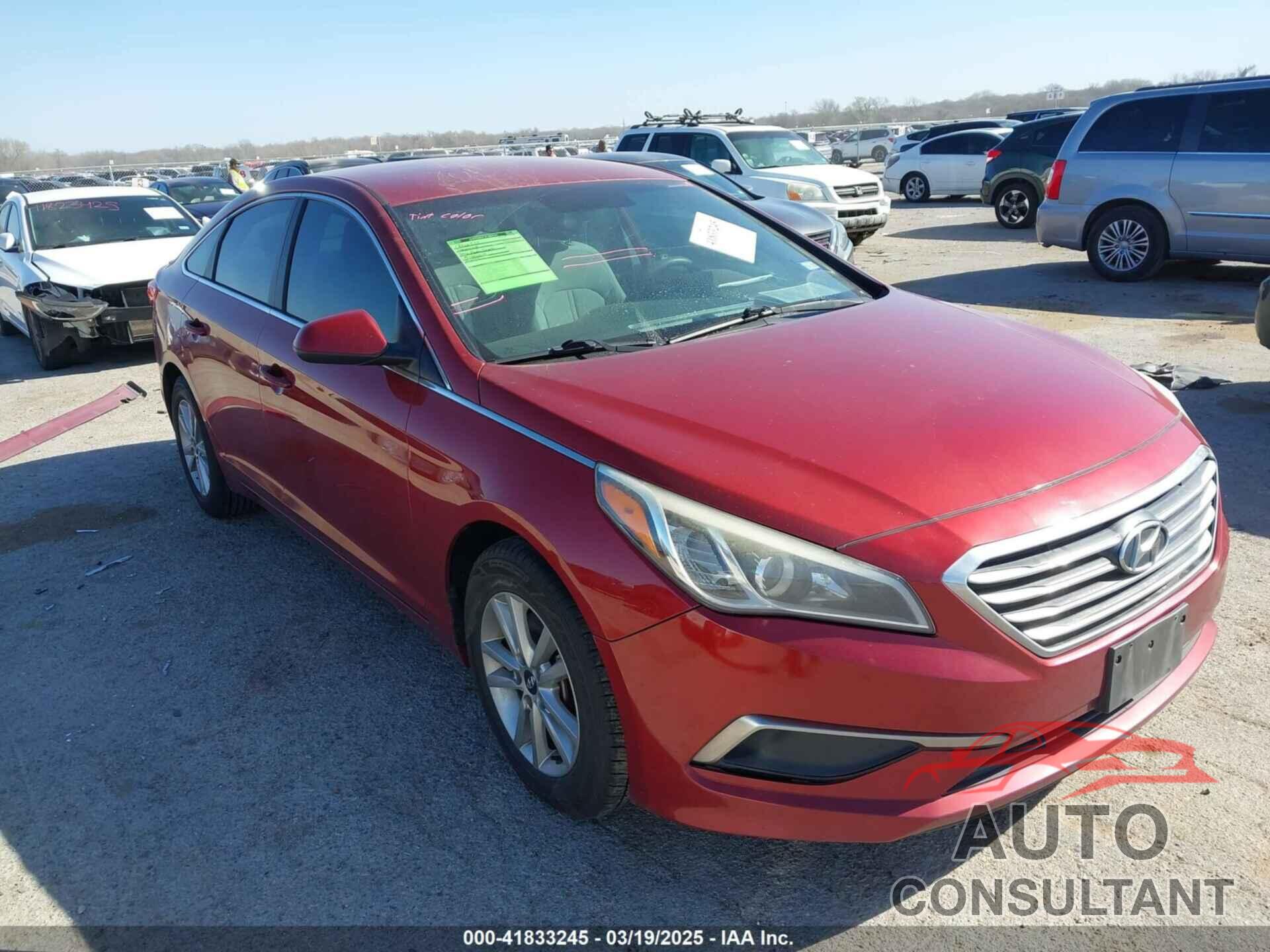 HYUNDAI SONATA 2016 - 5NPE24AFXGH306047