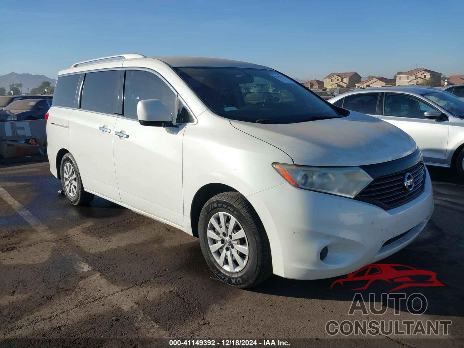 NISSAN QUEST 2014 - JN8AE2KP3E9102623