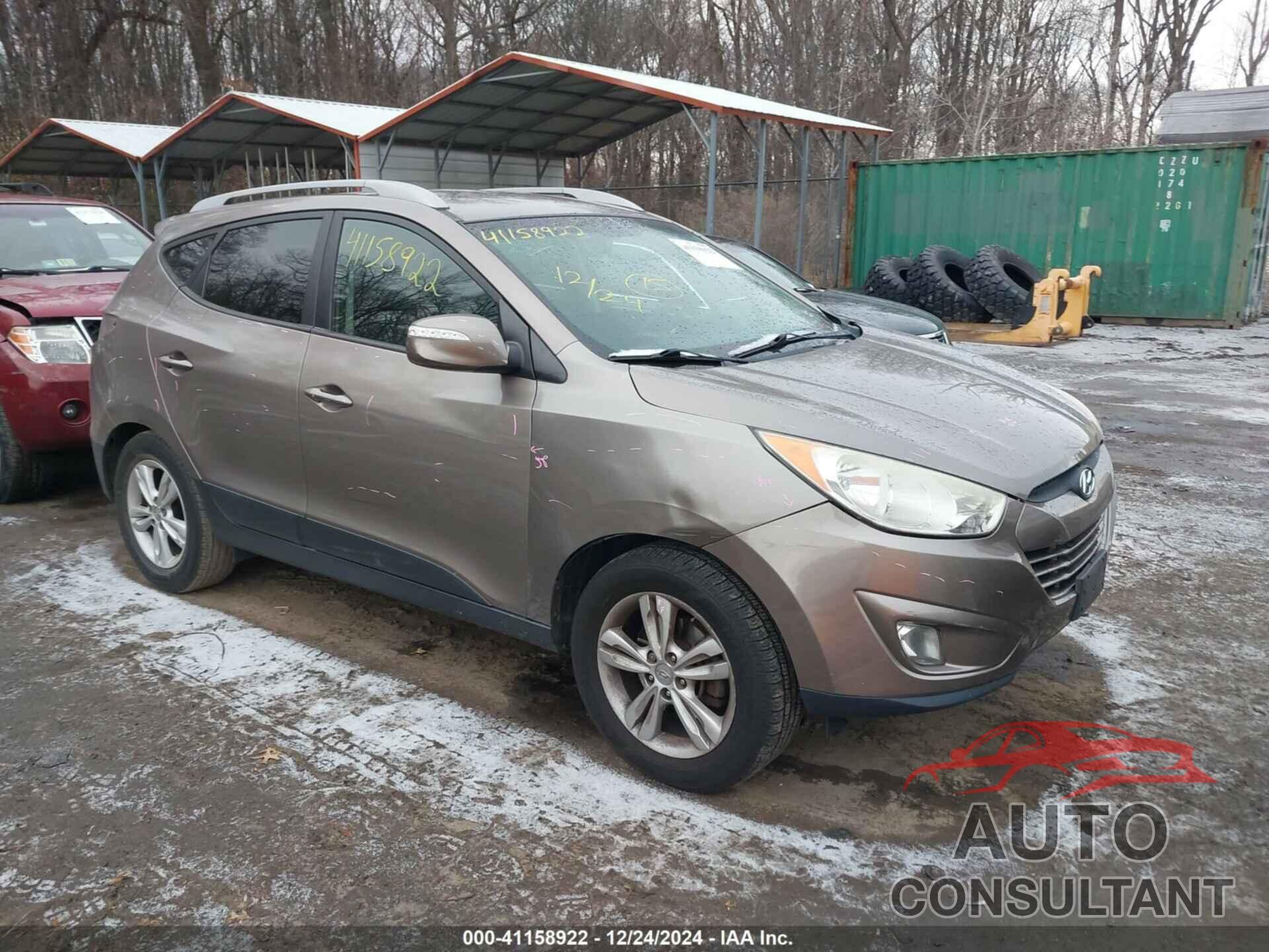 HYUNDAI TUCSON 2013 - KM8JU3ACXDU549833