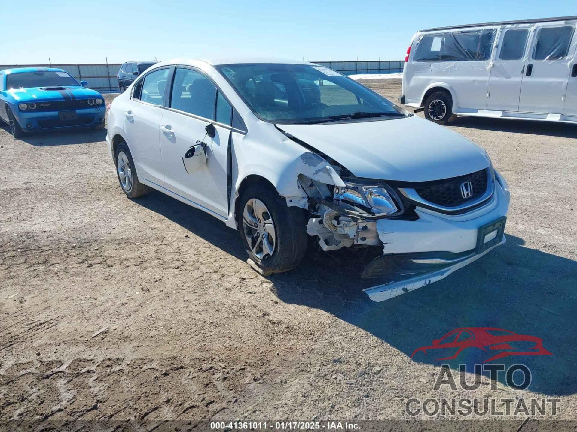 HONDA CIVIC 2013 - 2HGFB2F53DH585985