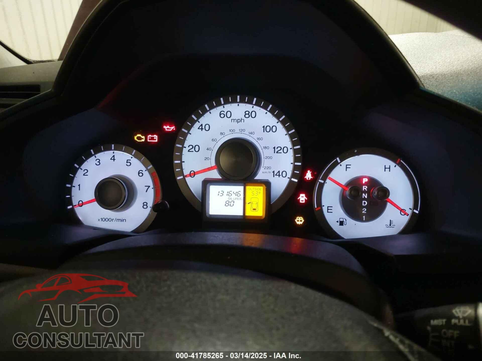 HONDA PILOT 2011 - 5FNYF4H46BB013341