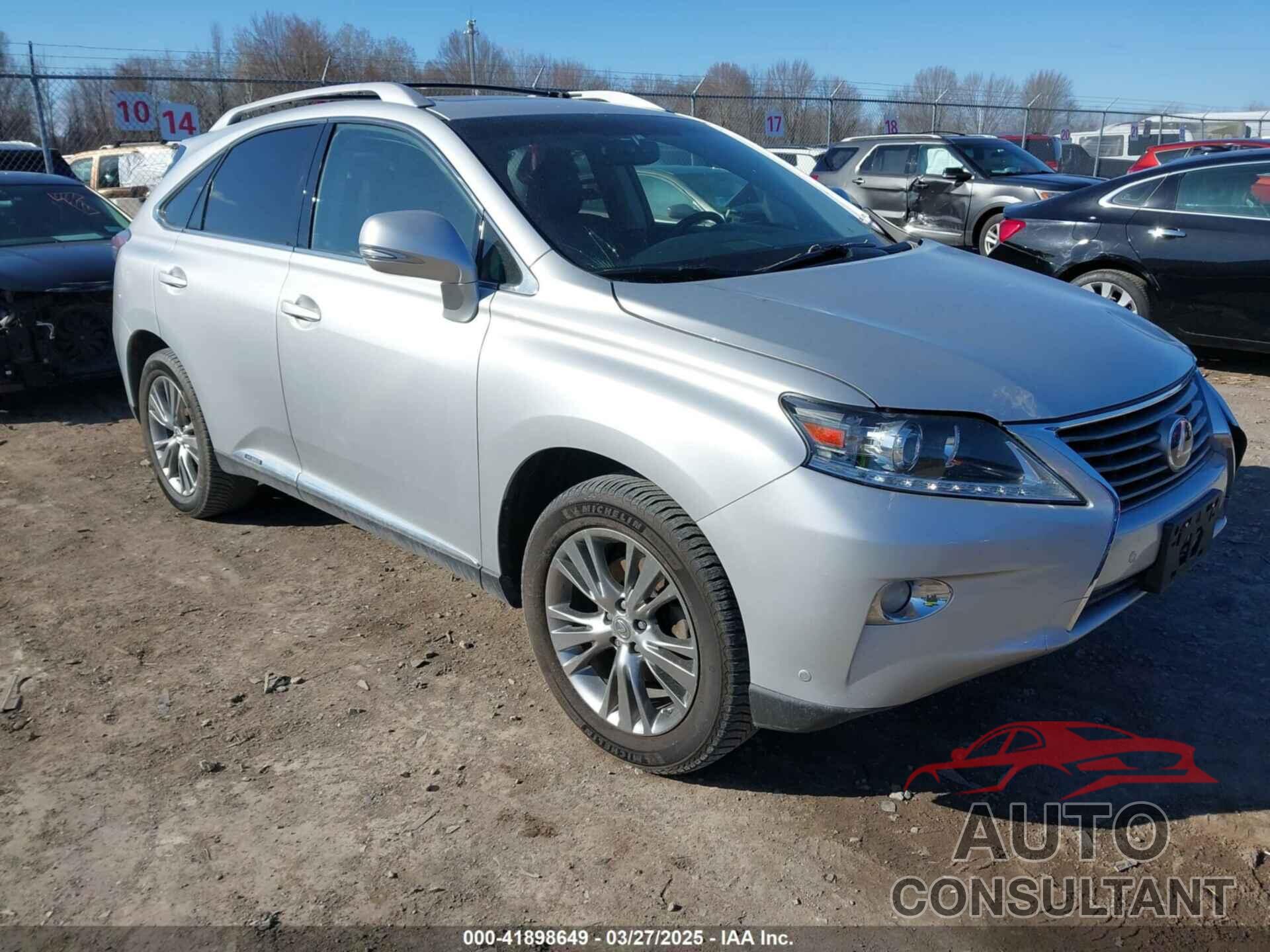 LEXUS RX 450H 2013 - JTJBC1BA0D2065501