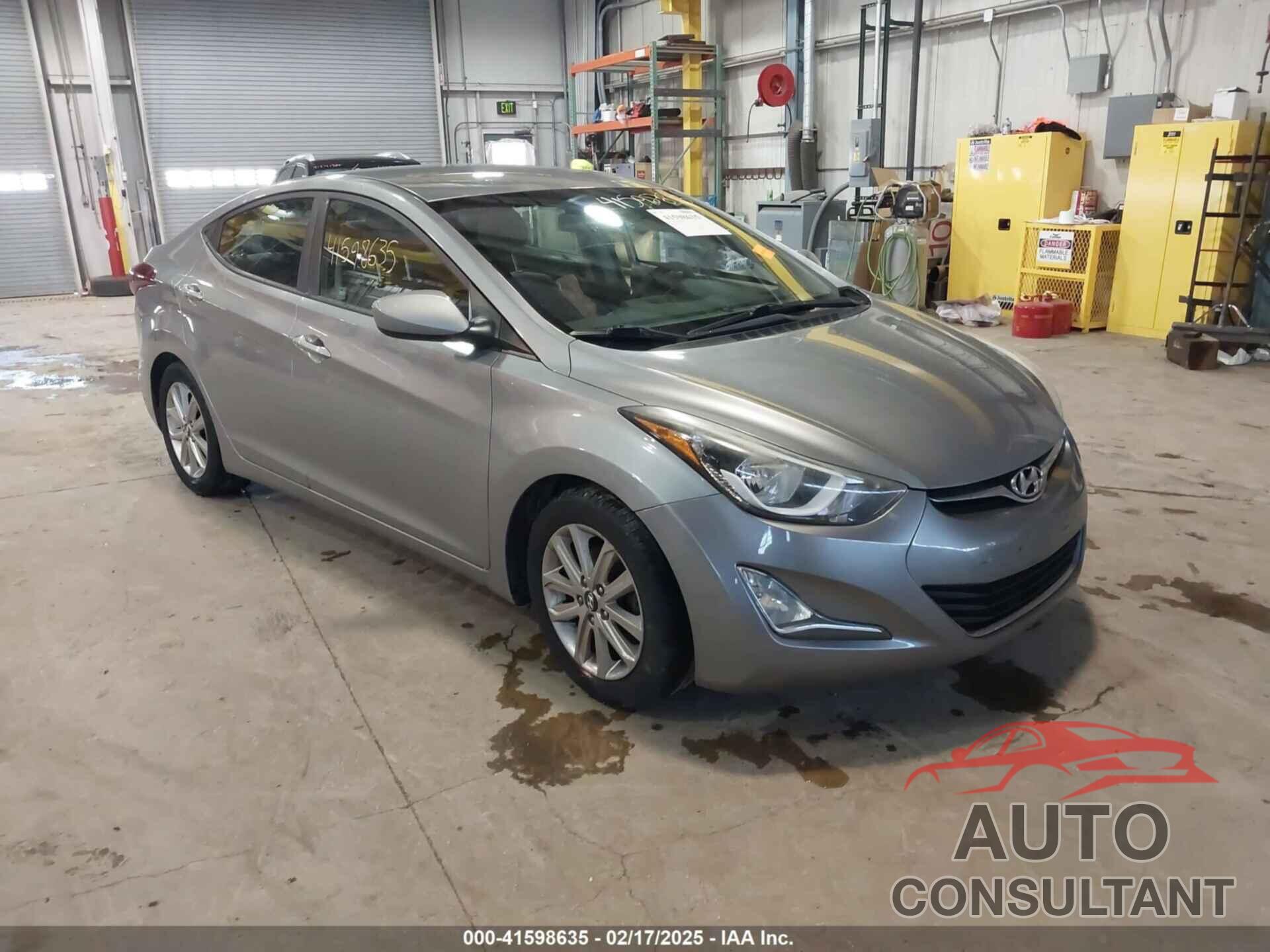 HYUNDAI ELANTRA 2014 - KMHDH4AE1EU164557