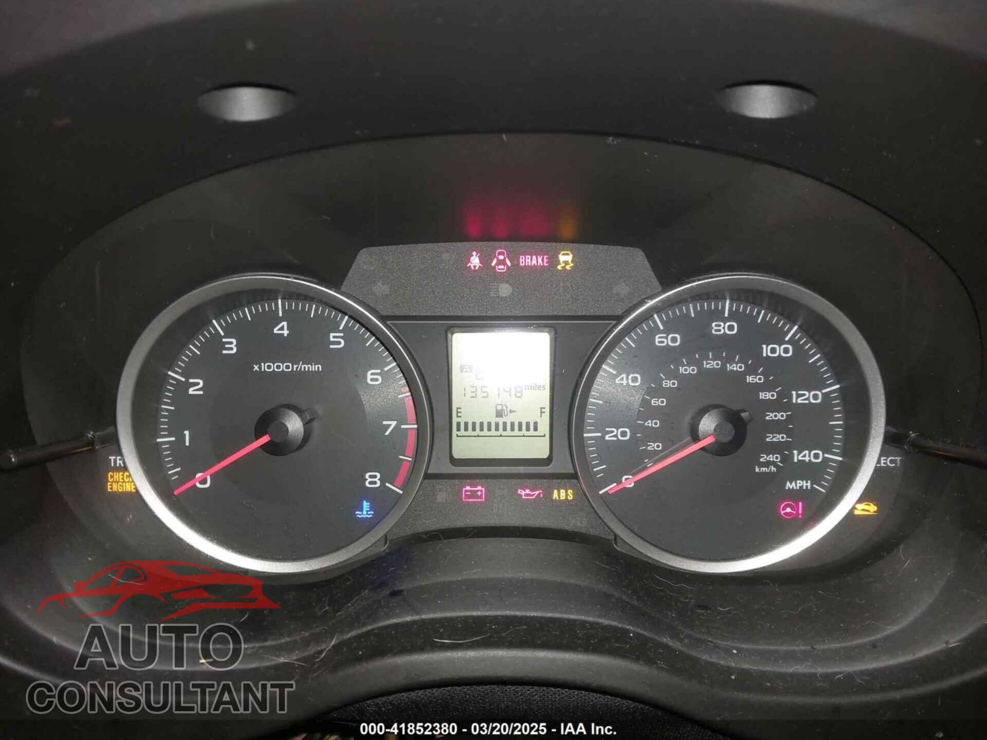 SUBARU FORESTER 2015 - JF2SJAAC8FG558152