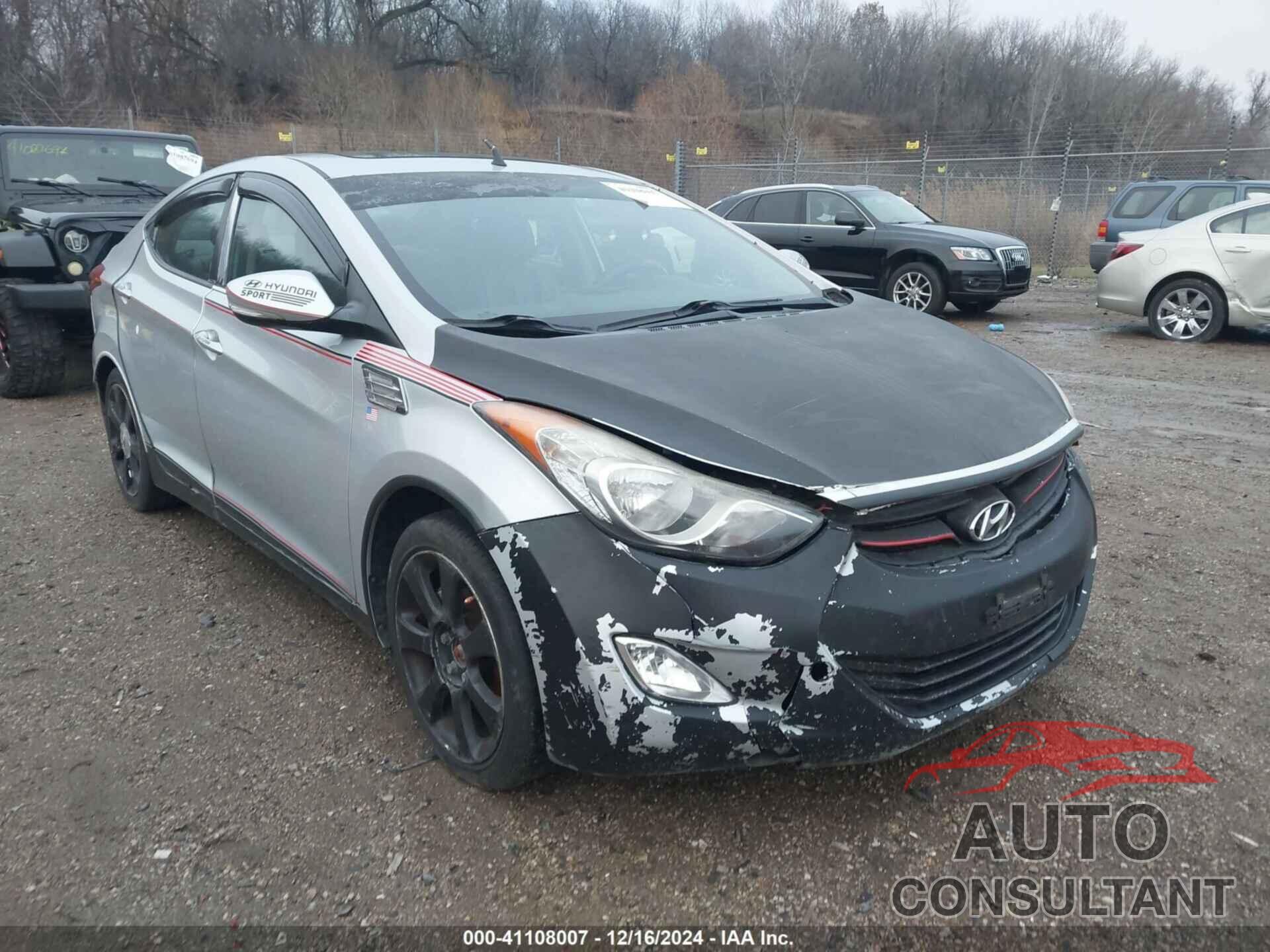 HYUNDAI ELANTRA 2011 - 5NPDH4AE6BH001378