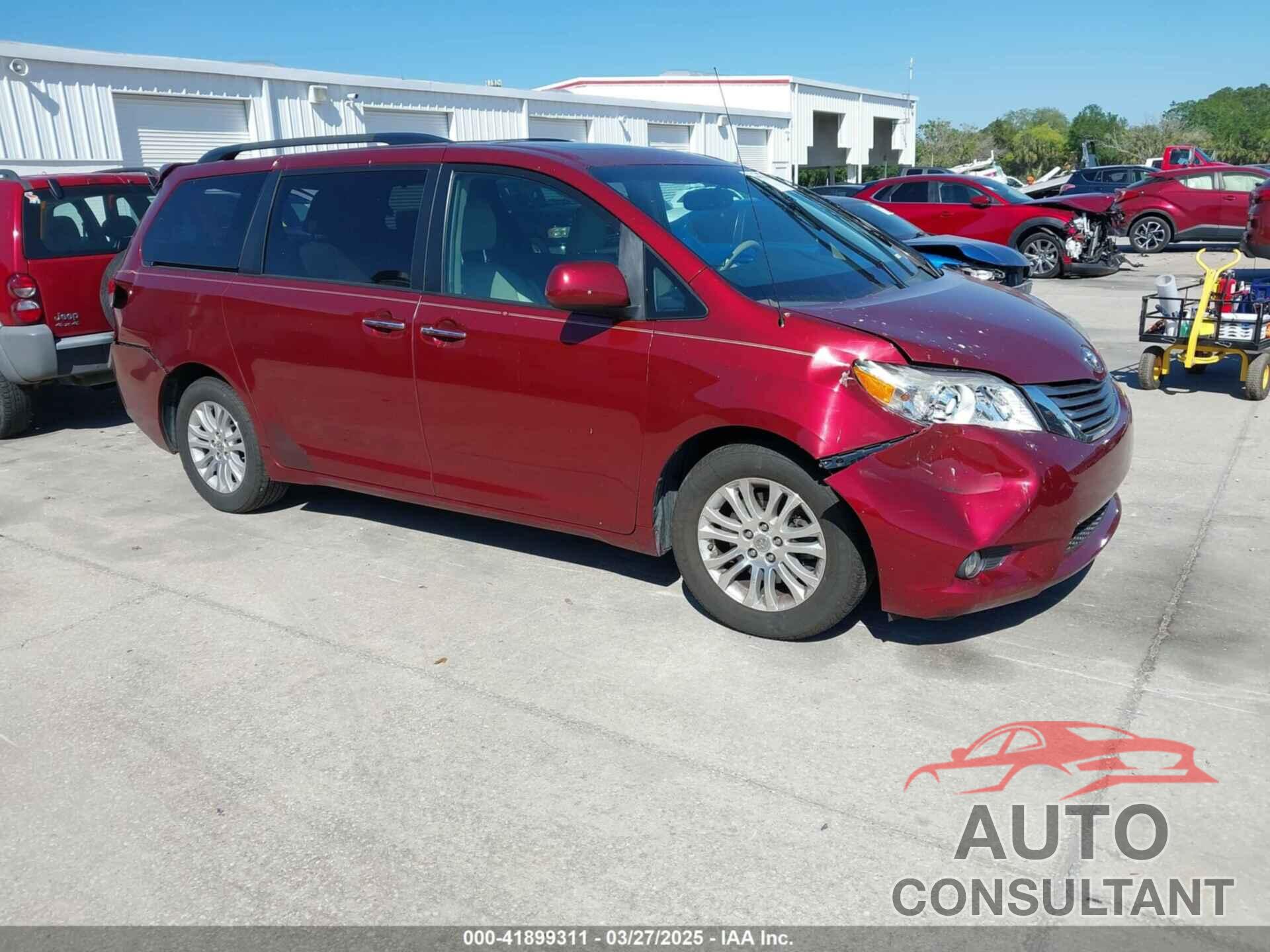 TOYOTA SIENNA 2012 - 5TDYK3DC8CS258612