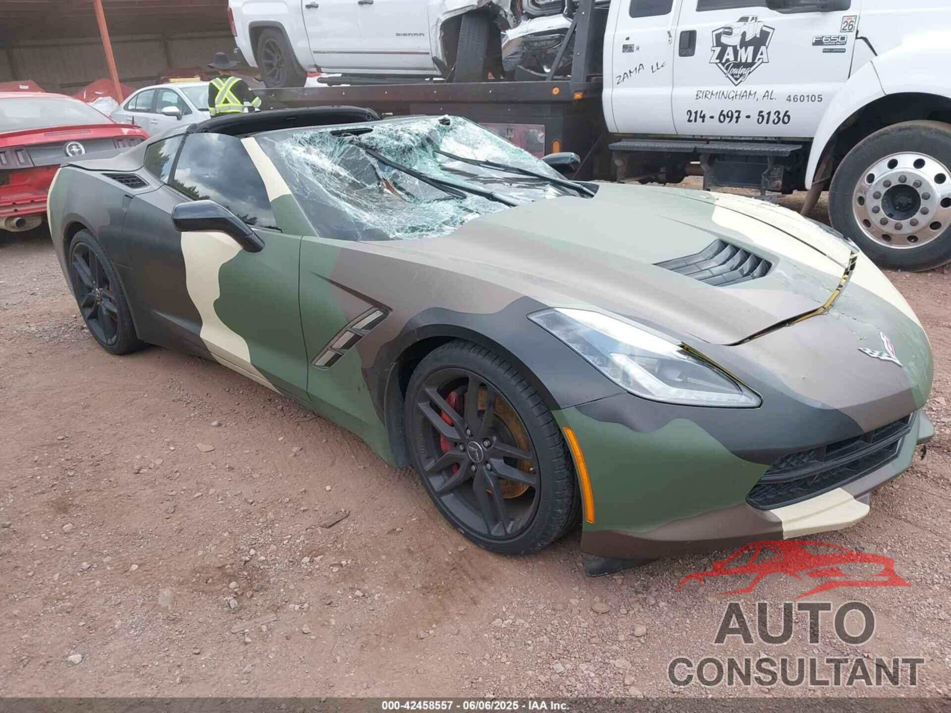CHEVROLET CORVETTE STINGRAY 2014 - 1G1YL2D77E5113766