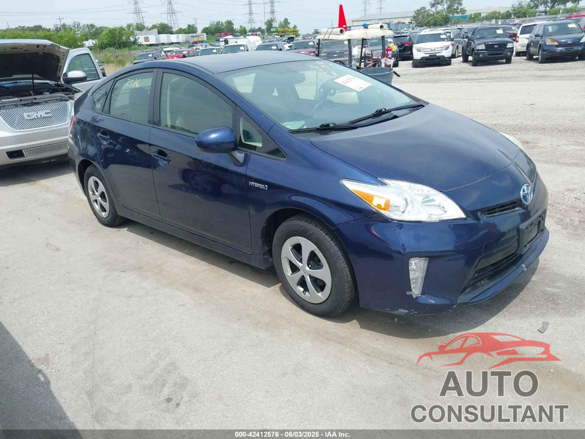 TOYOTA PRIUS 2012 - JTDKN3DU6C1556854