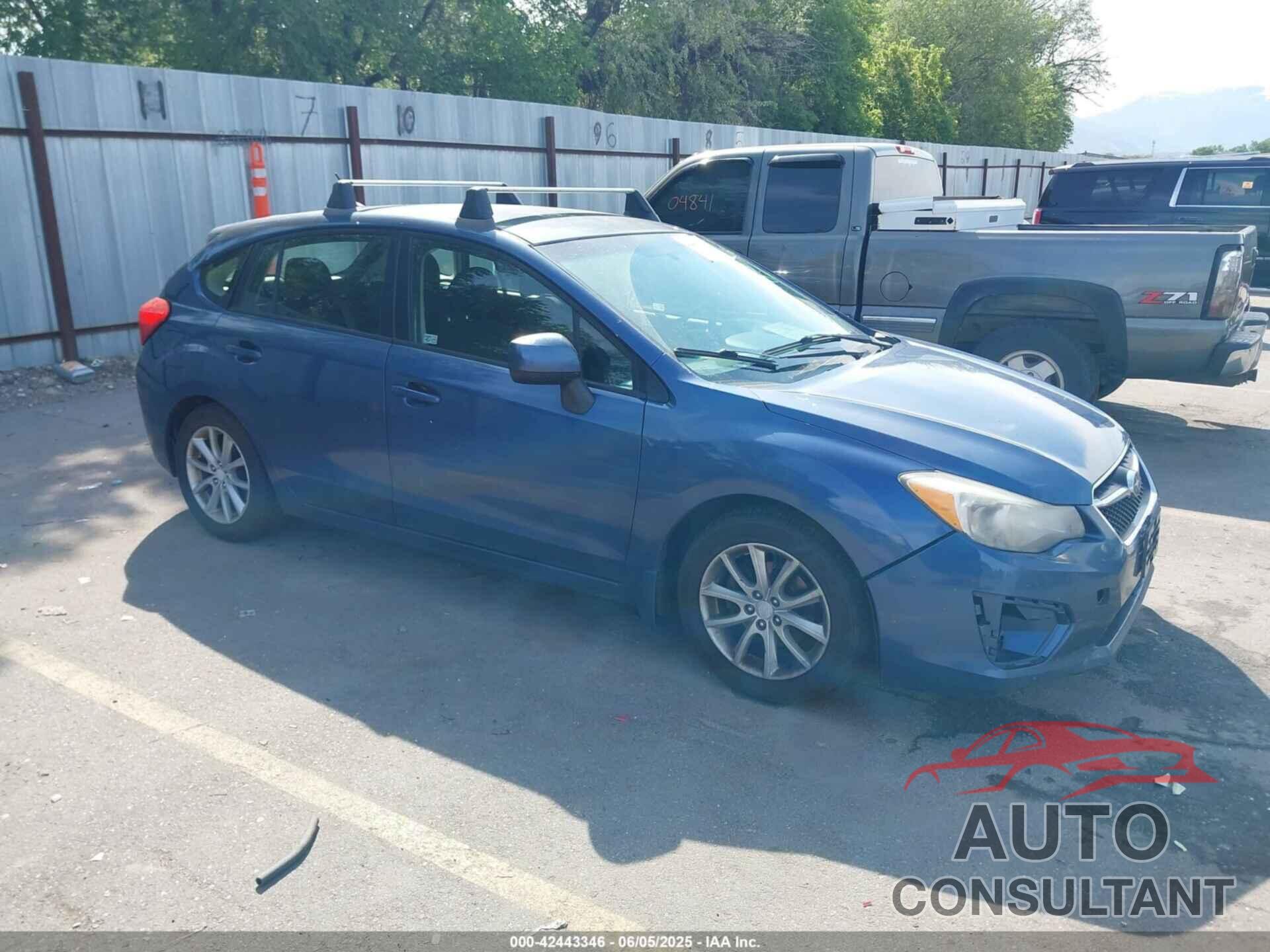 SUBARU IMPREZA 2012 - JF1GPAC67CH208095