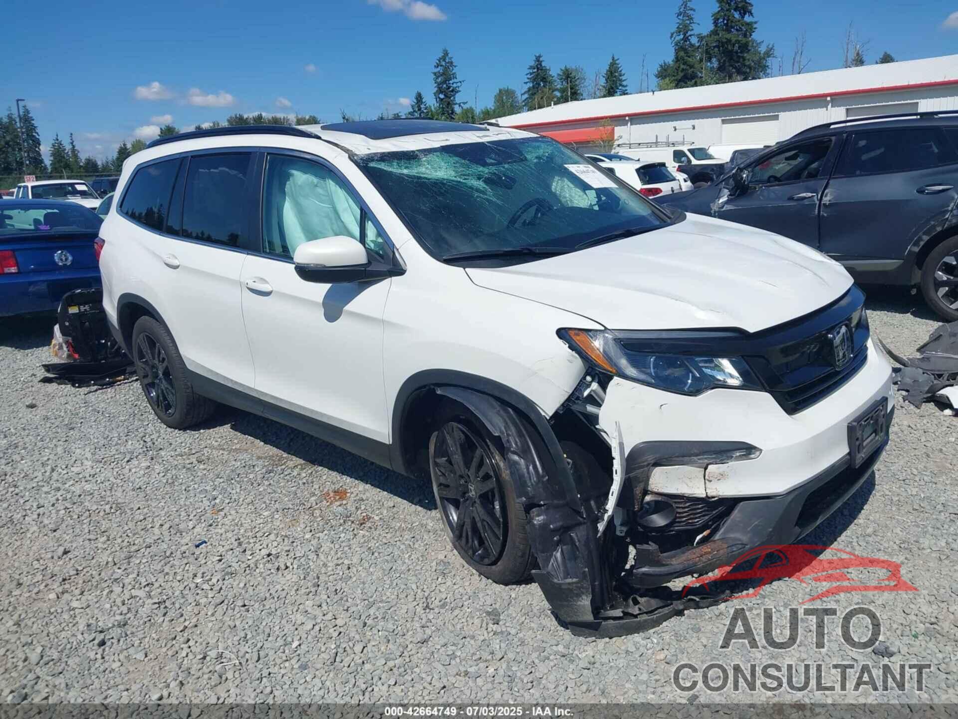 HONDA PILOT 2021 - 5FNYF6H20MB096102