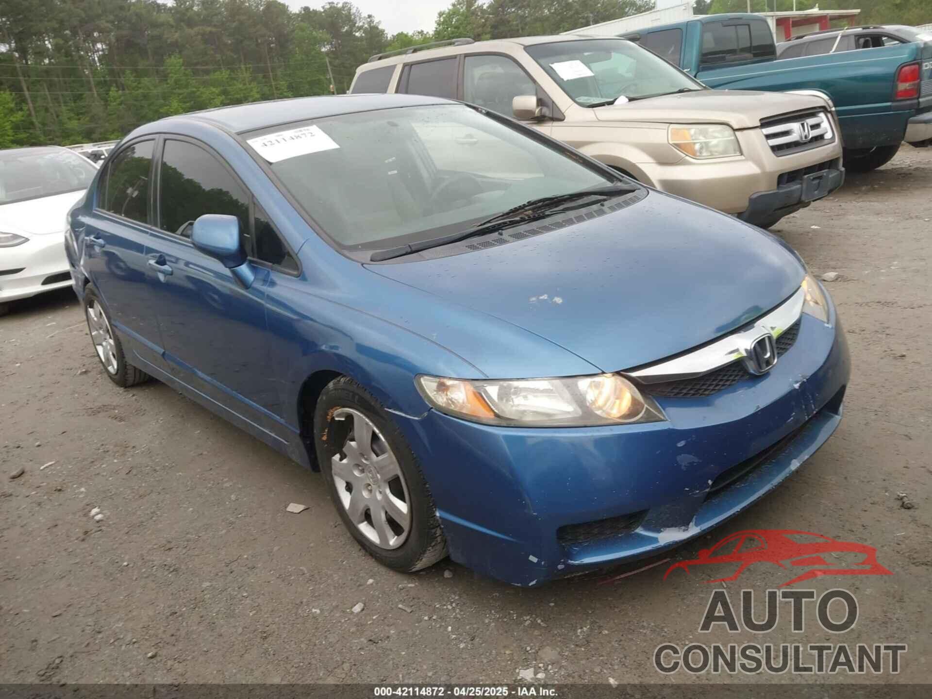 HONDA CIVIC 2010 - 2HGFA1F54AH580612