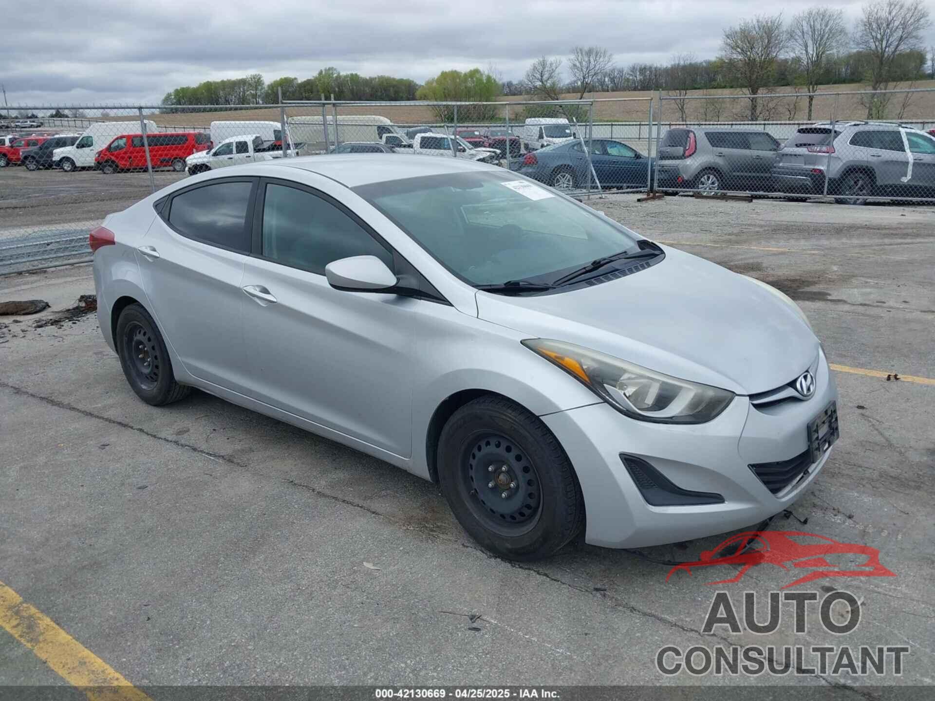 HYUNDAI ELANTRA 2014 - 5NPDH4AE4EH487726