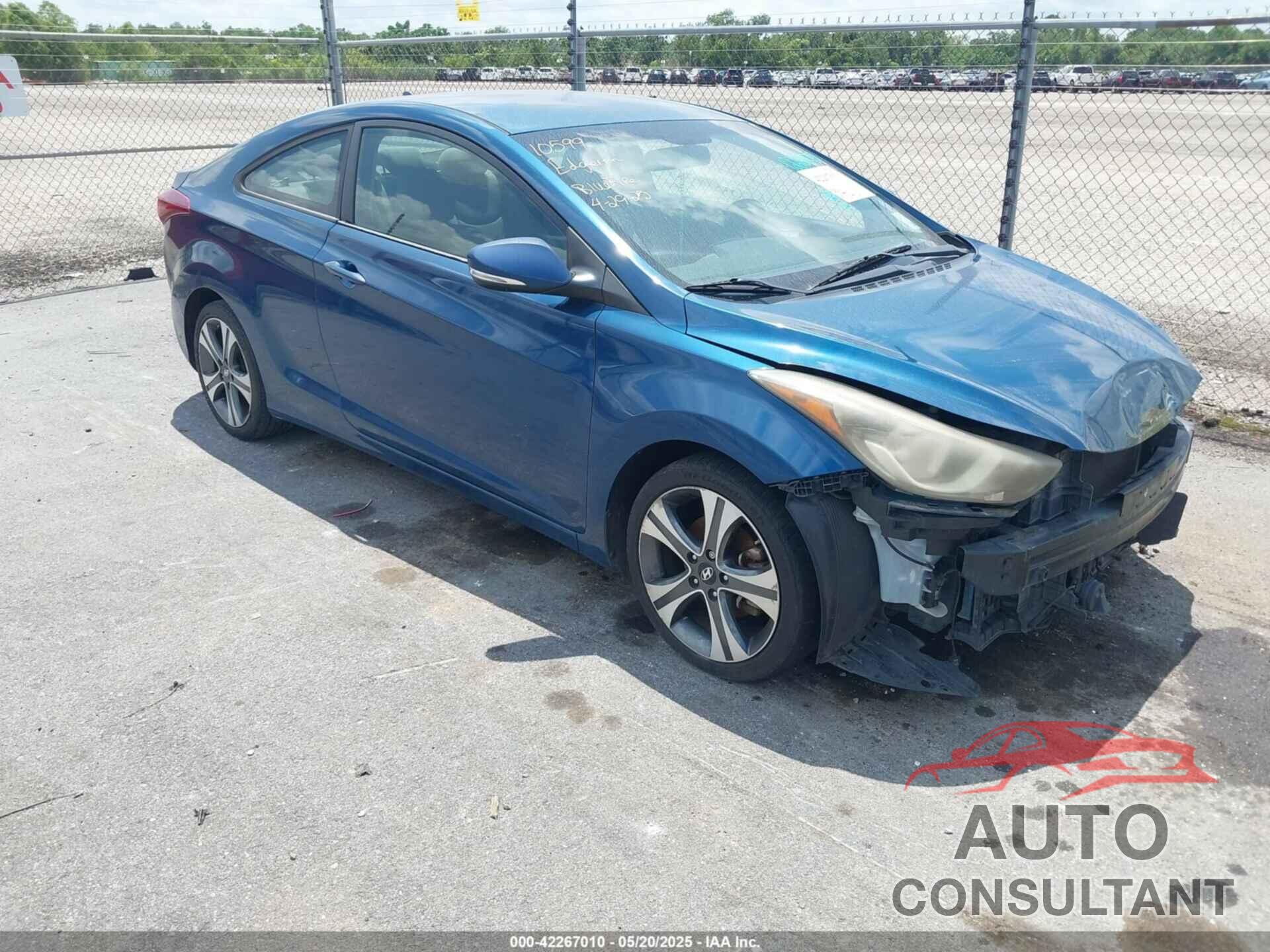 HYUNDAI ELANTRA 2014 - KMHDH6AH8EU023944