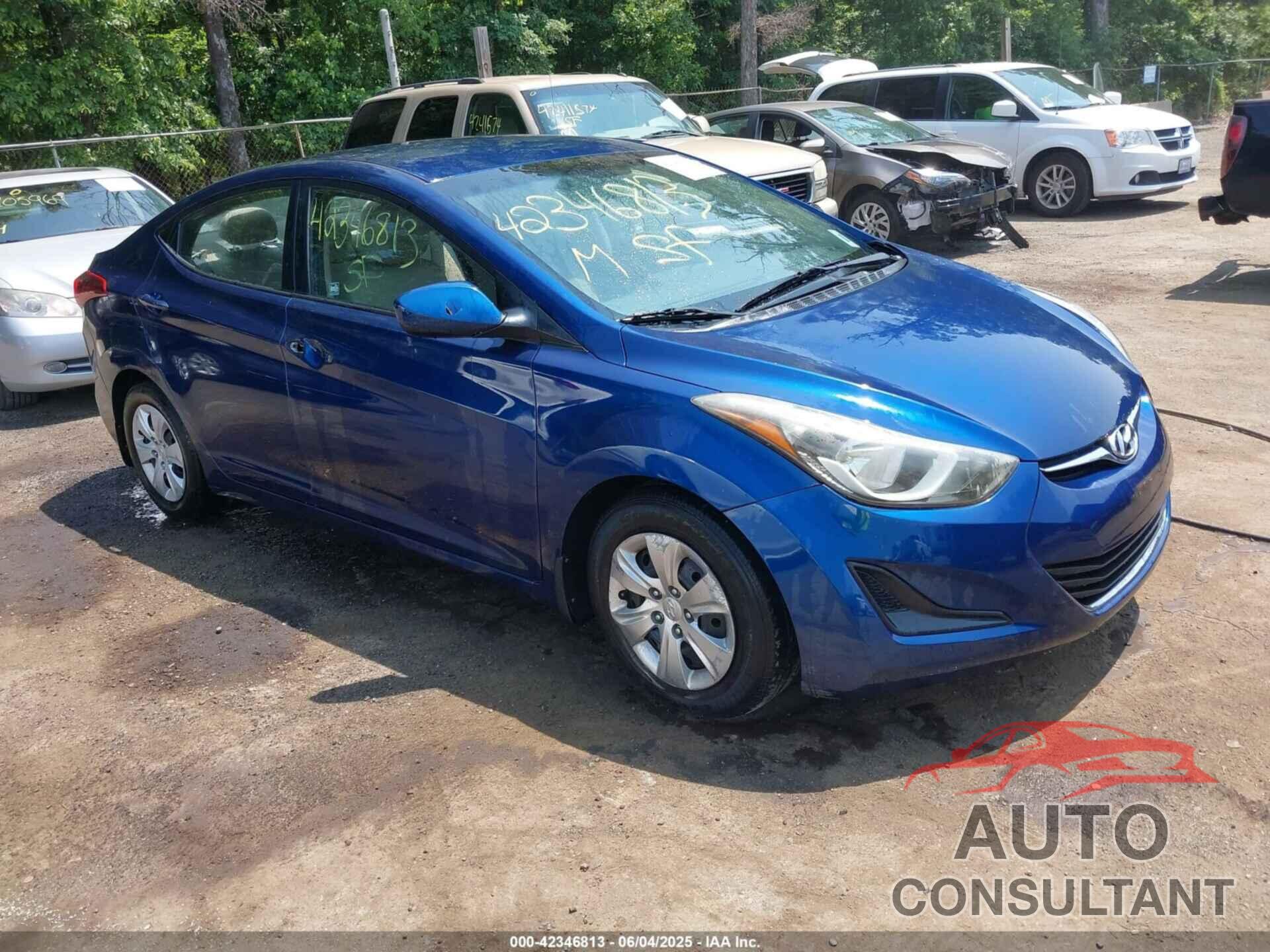 HYUNDAI ELANTRA 2016 - 5NPDH4AE1GH780776