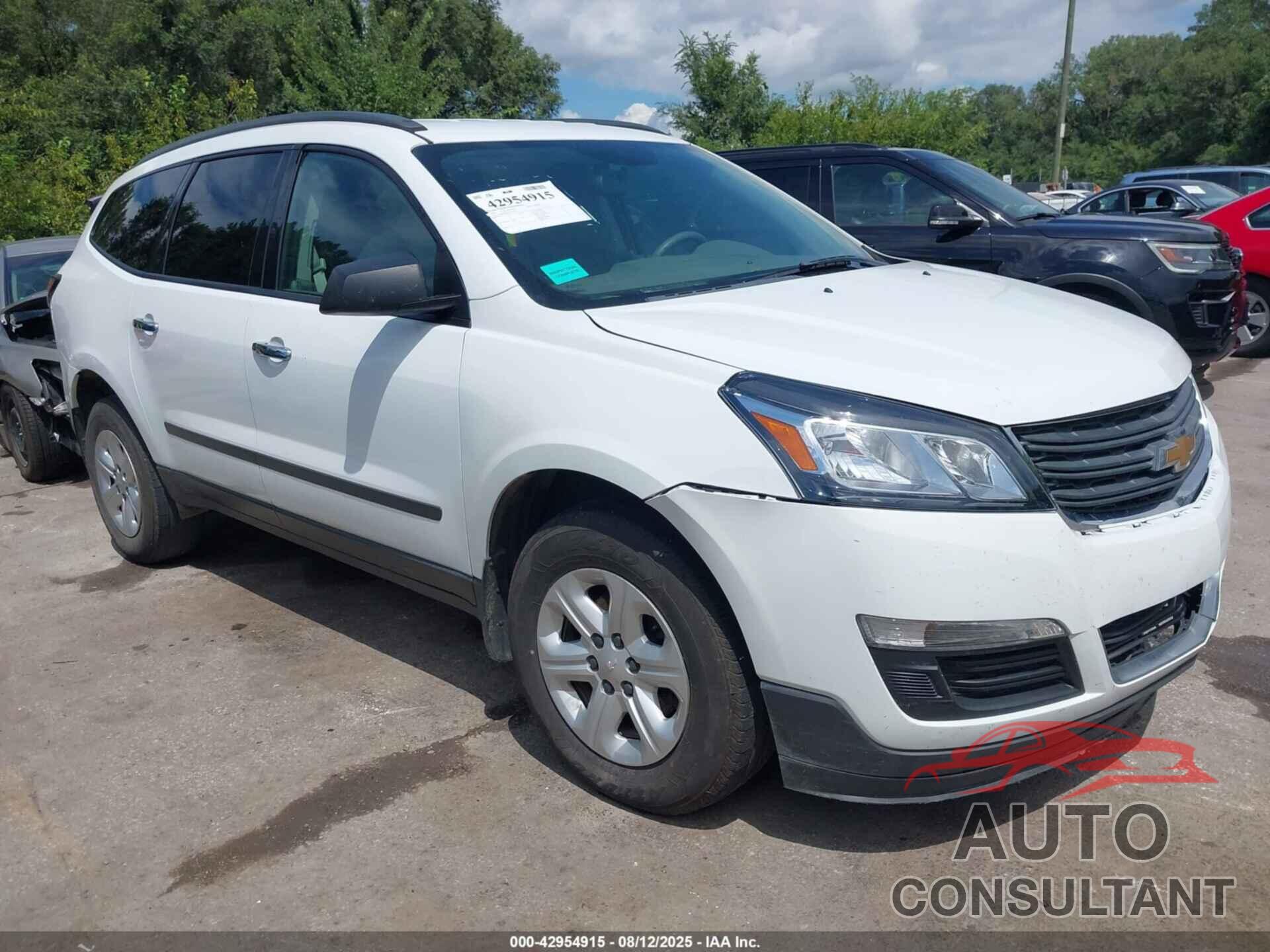 CHEVROLET TRAVERSE 2016 - 1GNKRFKD5GJ134032