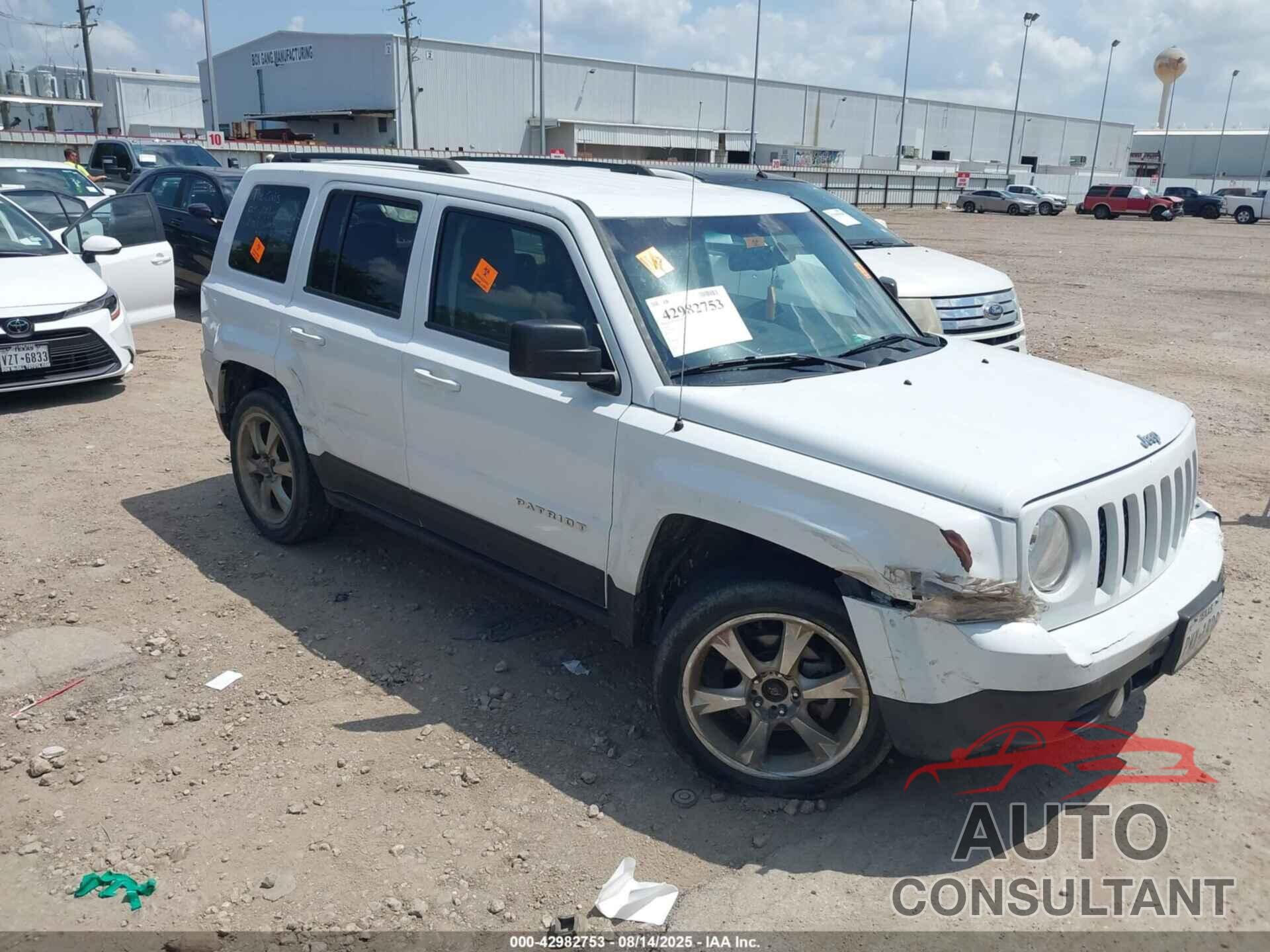 JEEP PATRIOT 2017 - 1C4NJPBAXHD145360