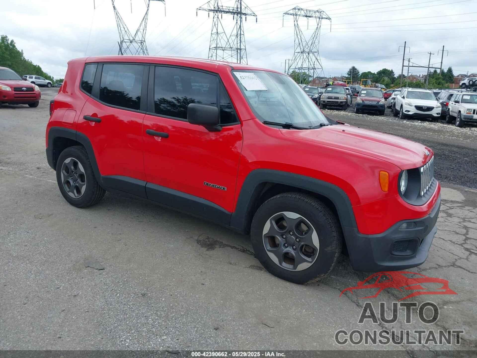 JEEP RENEGADE 2016 - ZACCJAAW4GPC58013