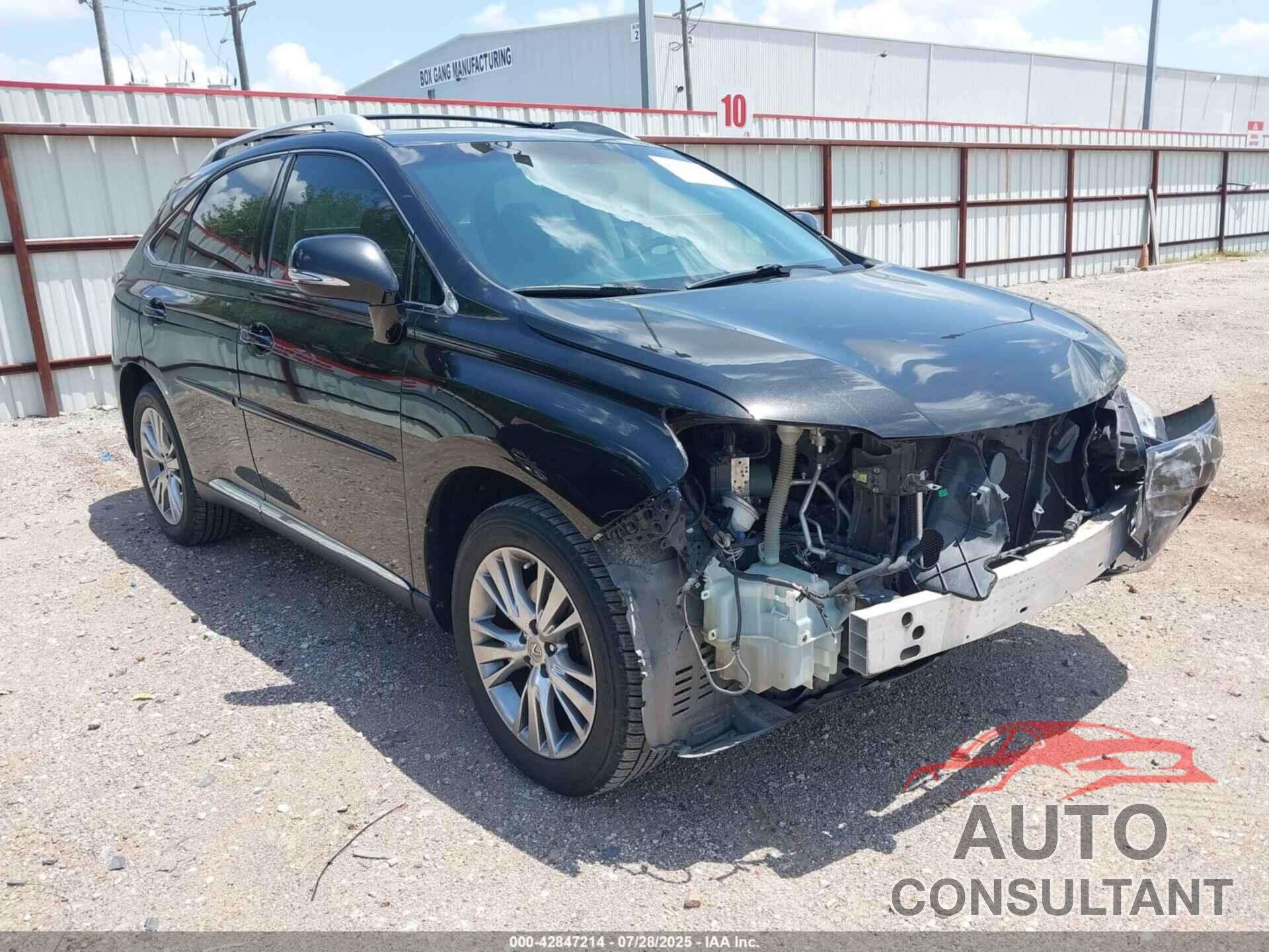 LEXUS RX 350 2014 - 2T2BK1BA8EC244700