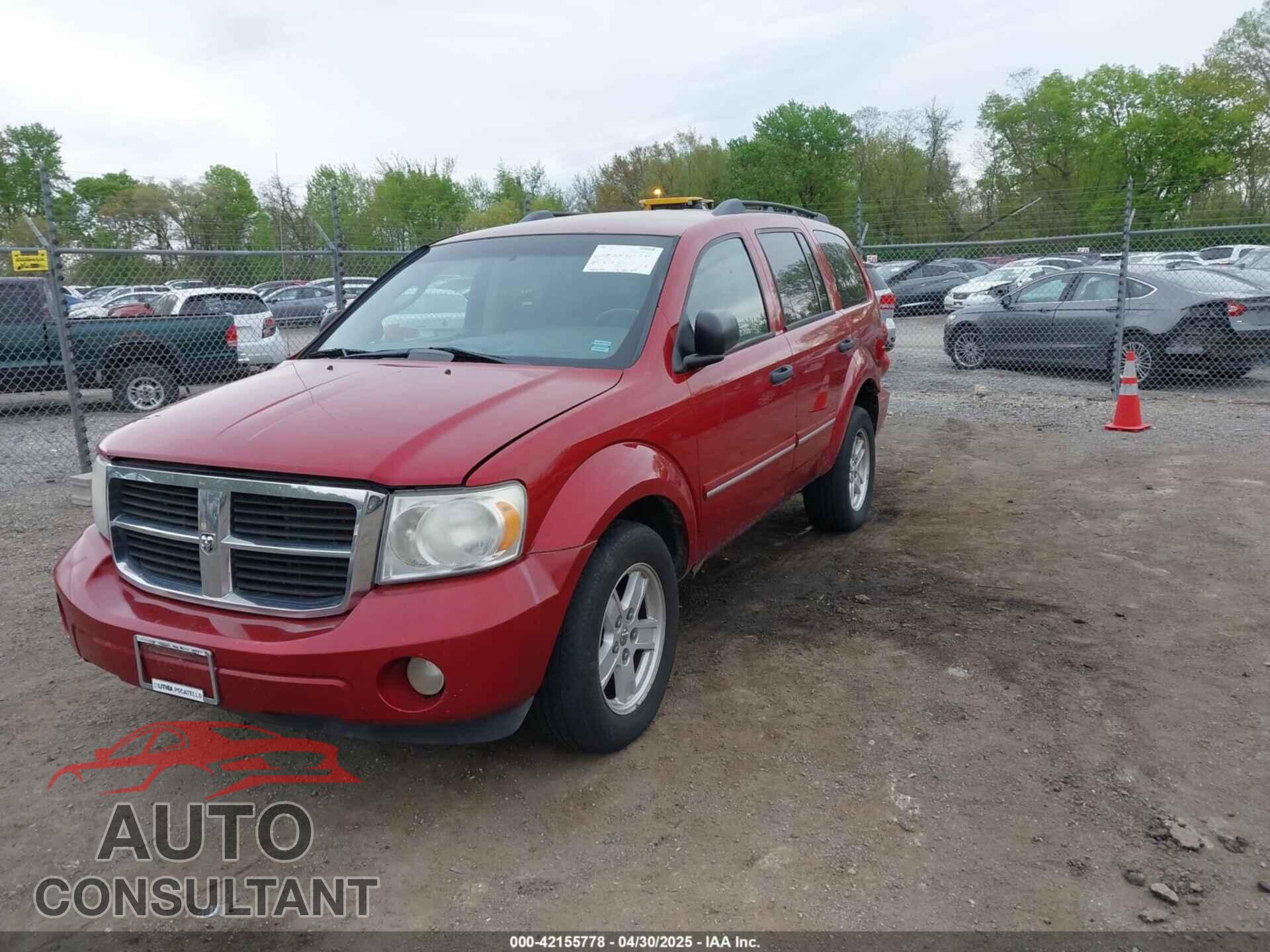 DODGE DURANGO 2009 - 1D8HB48P29F702662