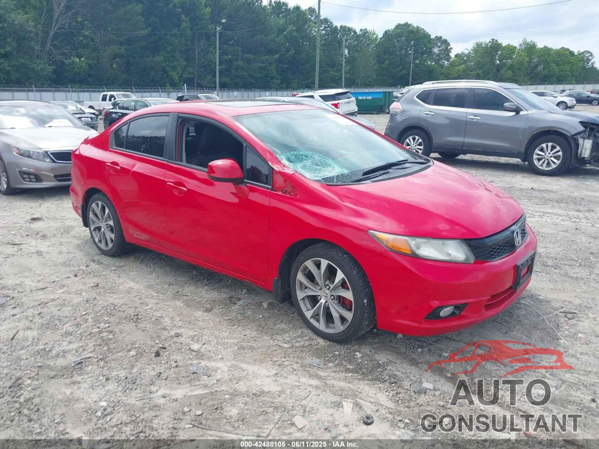 HONDA CIVIC 2012 - 2HGFB6E52CH704911