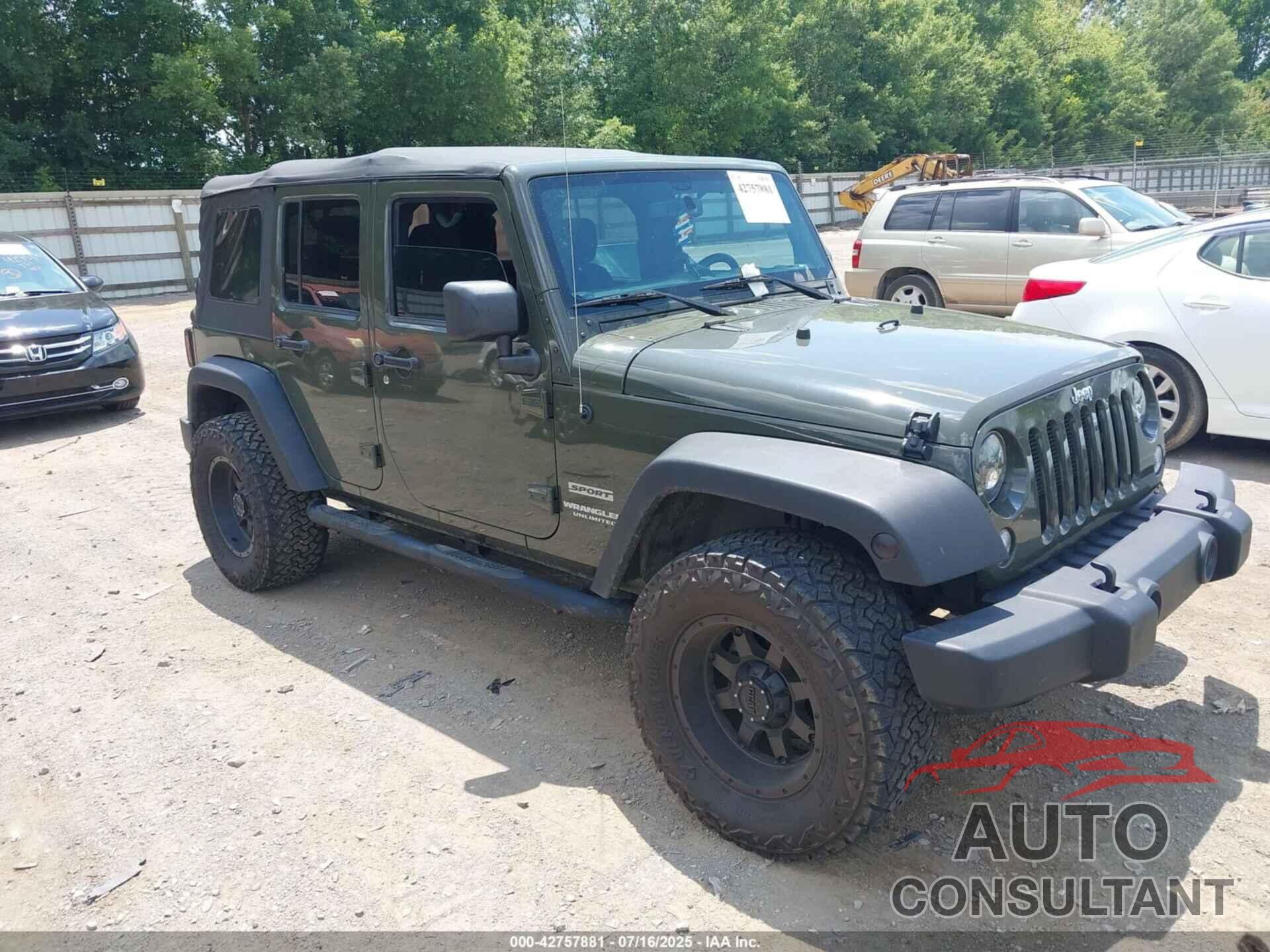 JEEP WRANGLER UNLIMITED 2015 - 1C4BJWDGXFL571812