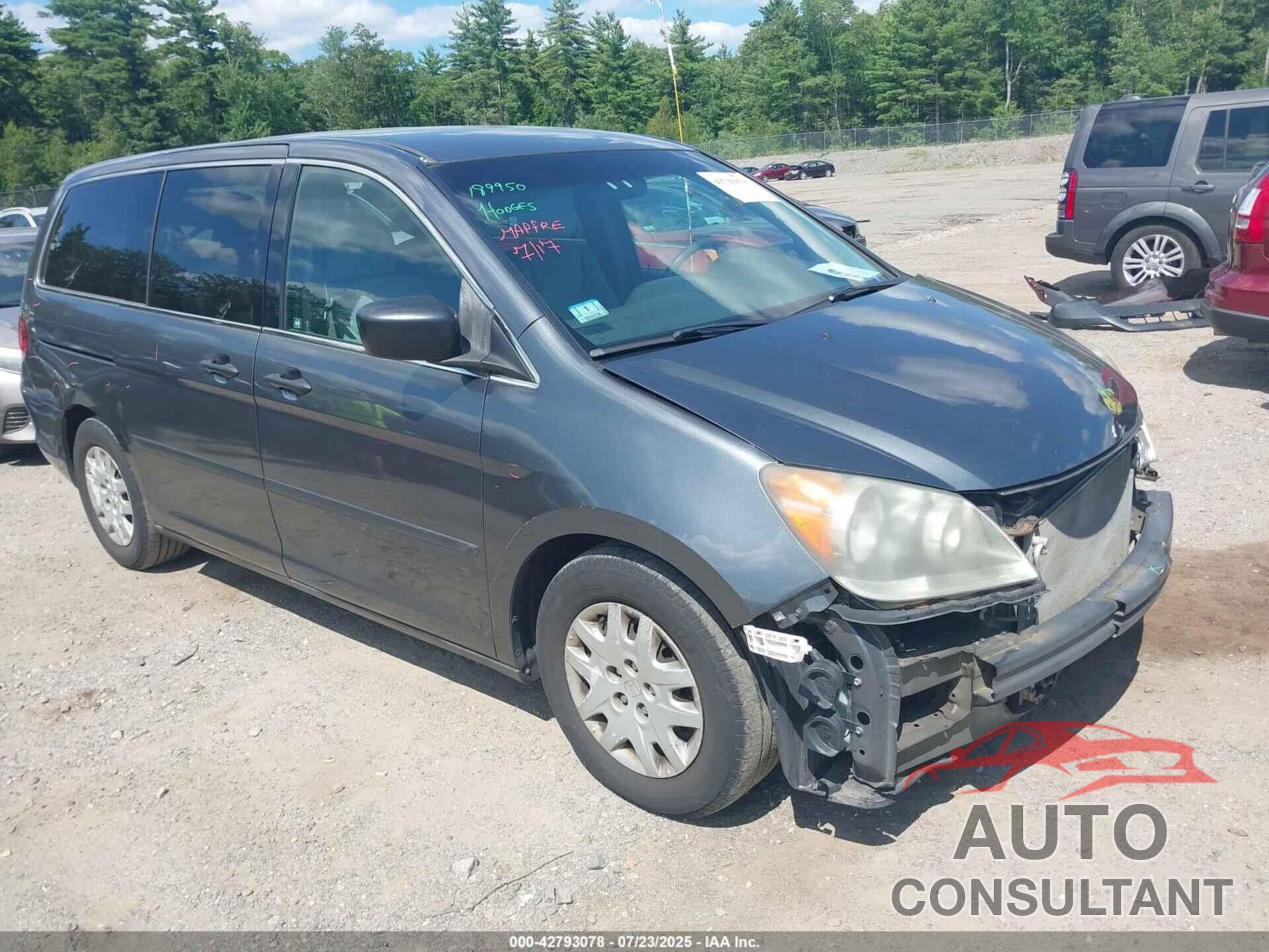 HONDA ODYSSEY 2010 - 5FNRL3H21AB059843