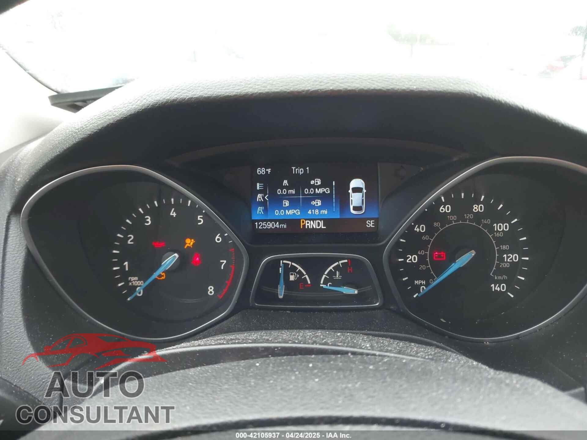 FORD FOCUS 2016 - 1FADP3F22GL394624