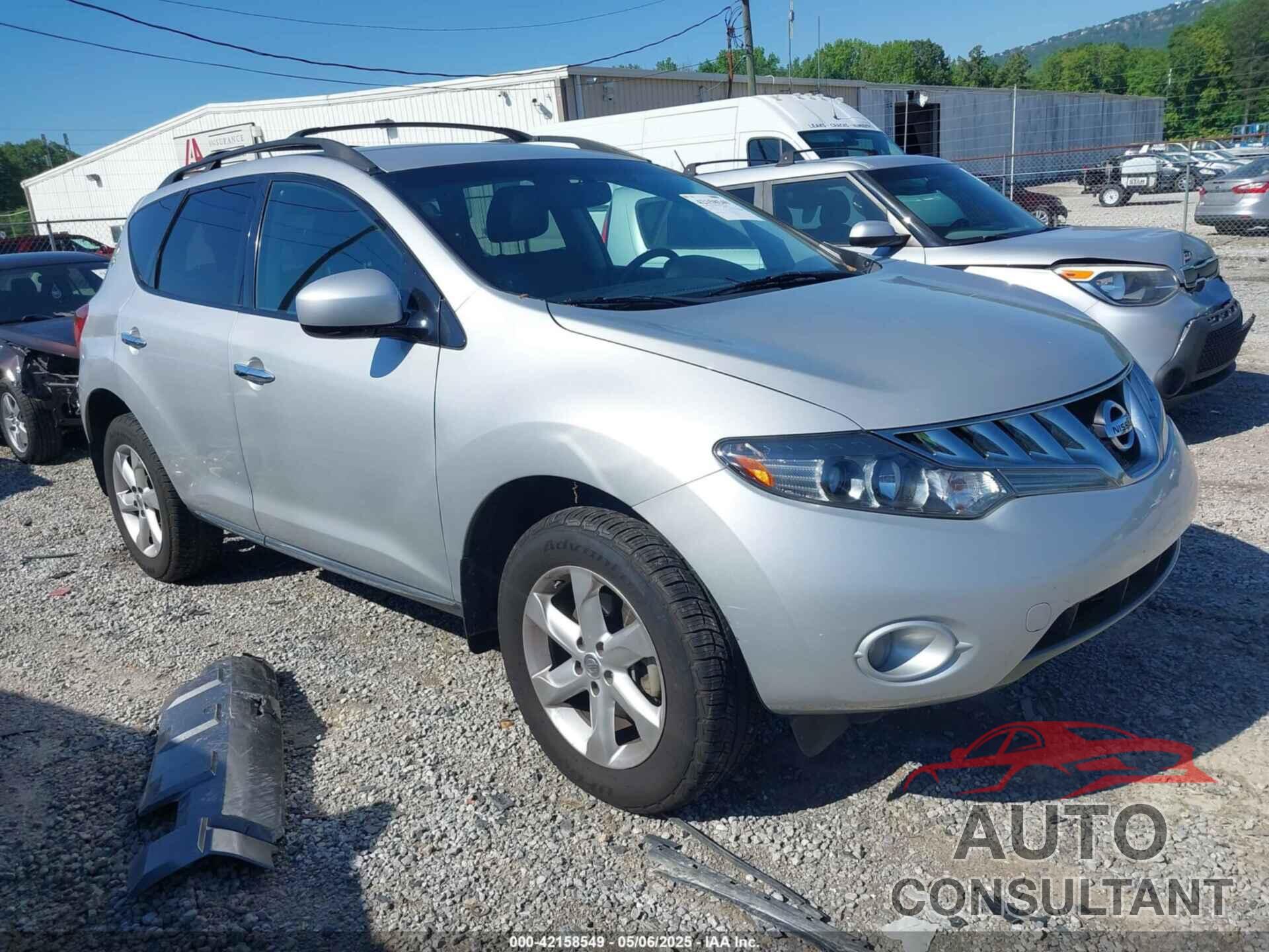 NISSAN MURANO 2010 - JN8AZ1MU2AW007774