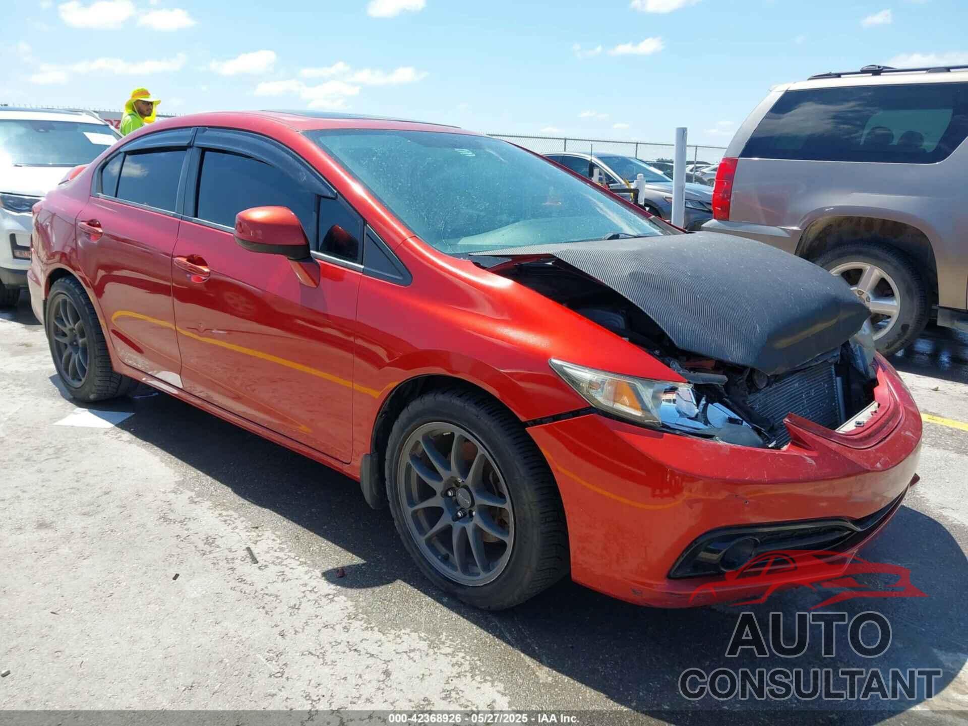 HONDA CIVIC 2013 - 2HGFB6E58DH709242