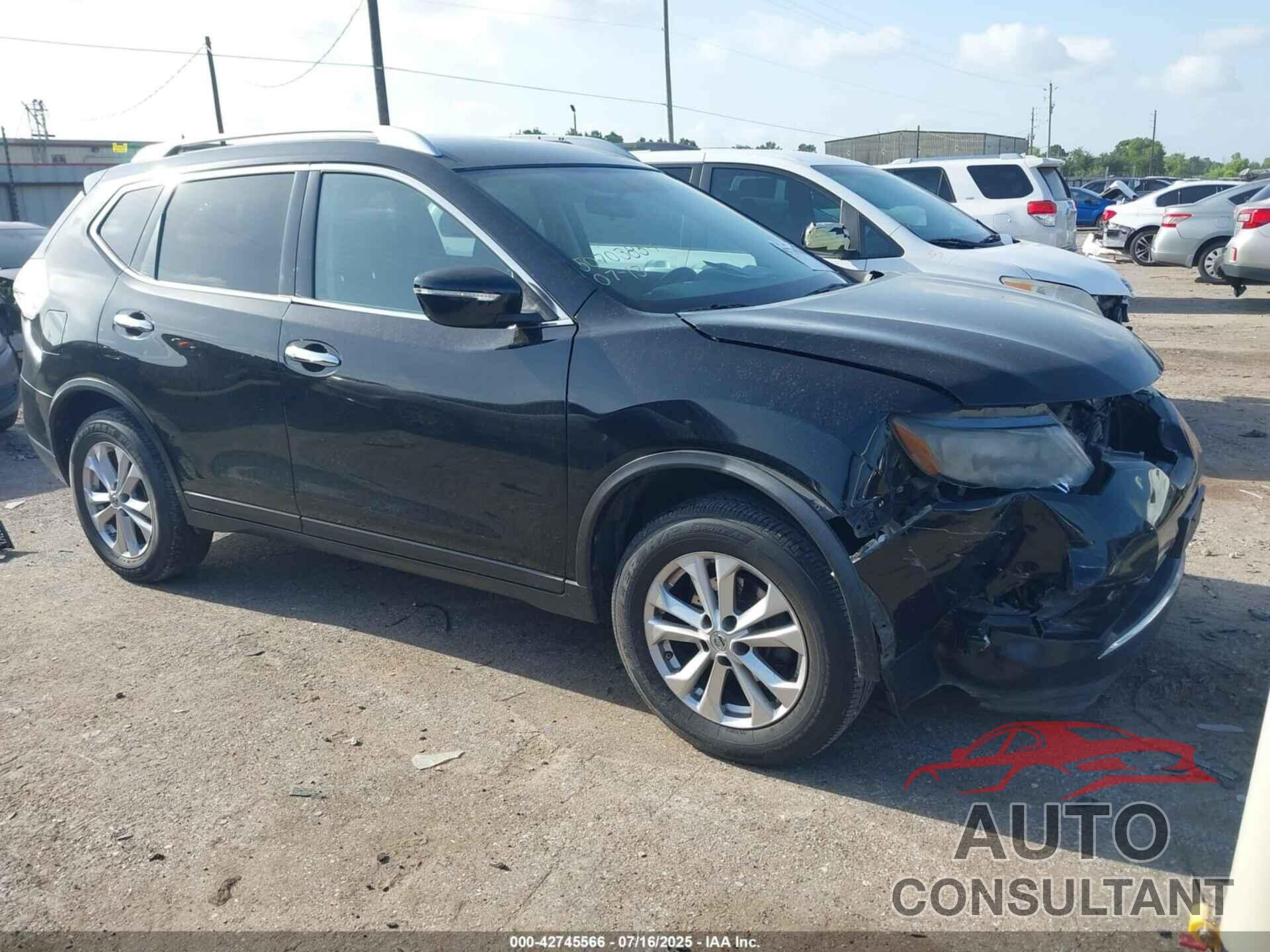 NISSAN ROGUE 2015 - KNMAT2MTXFP532478