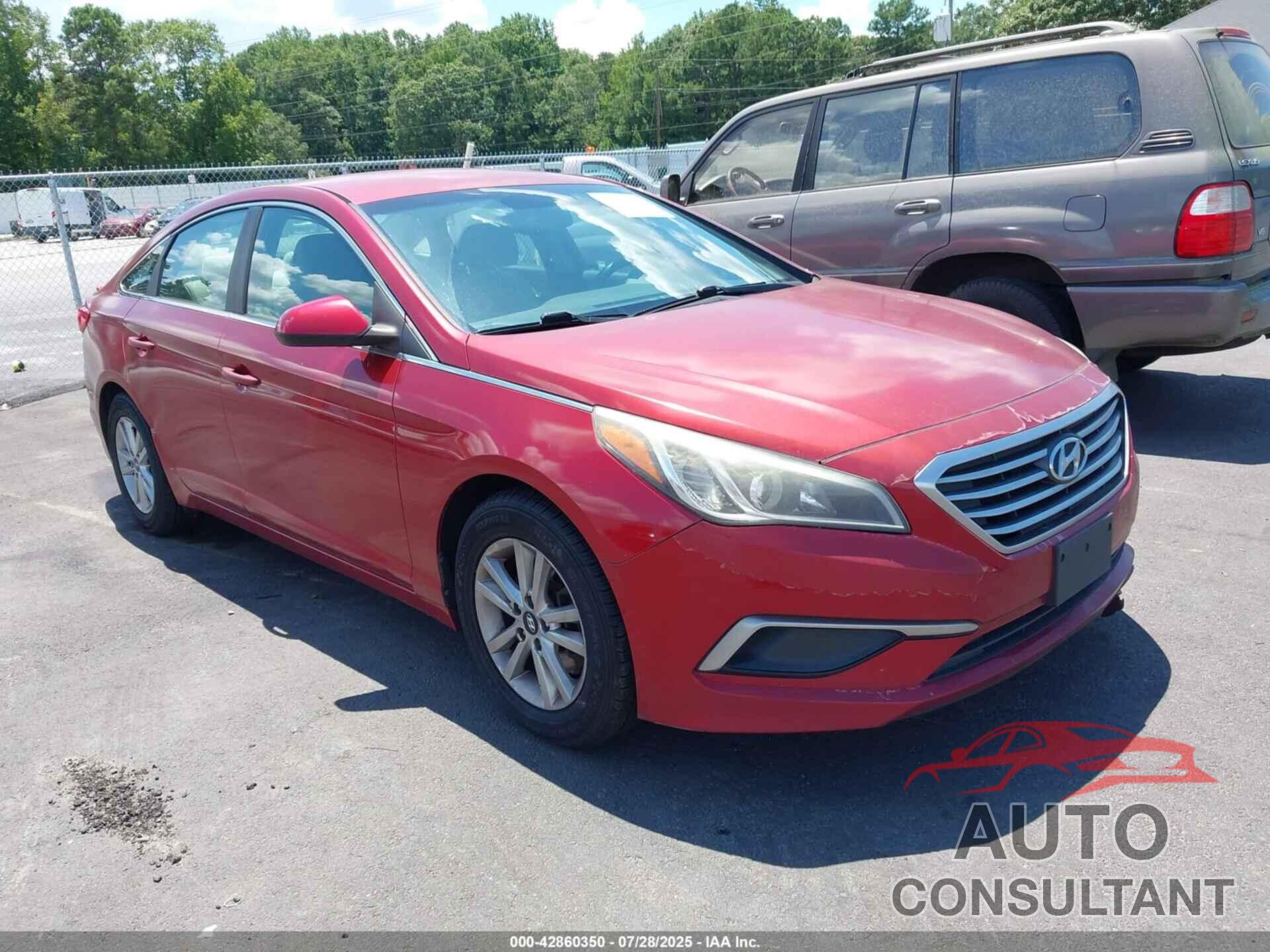 HYUNDAI SONATA 2016 - 5NPE24AF8GH281794