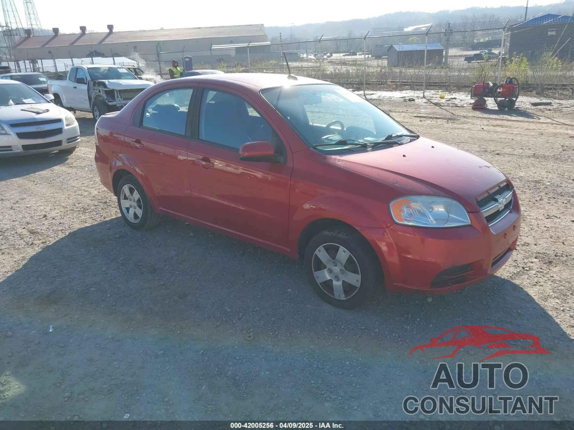 CHEVROLET AVEO 2010 - KL1TD5DE5AB097407