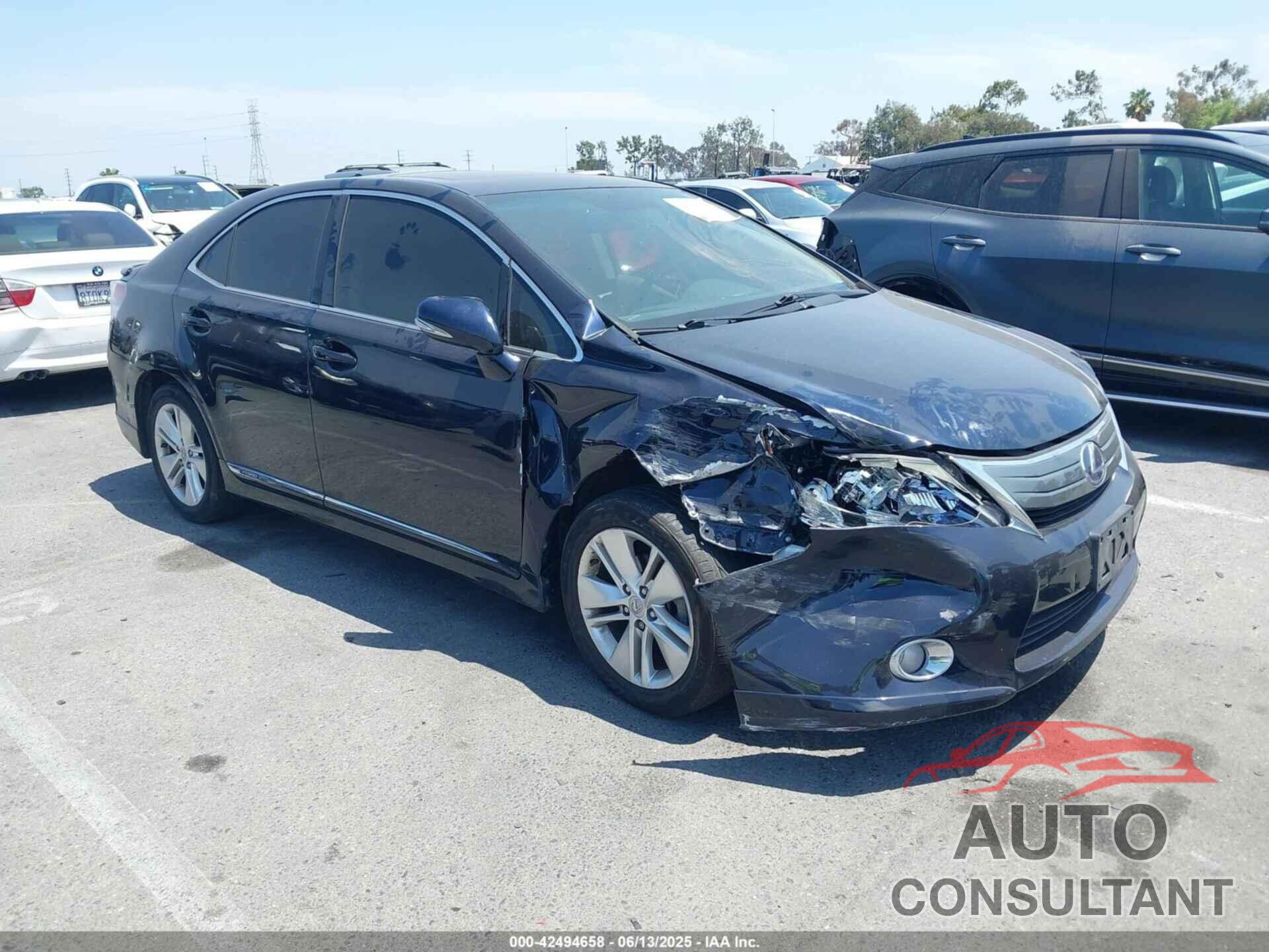 LEXUS HS 250H 2010 - JTHBB1BA0A2020736