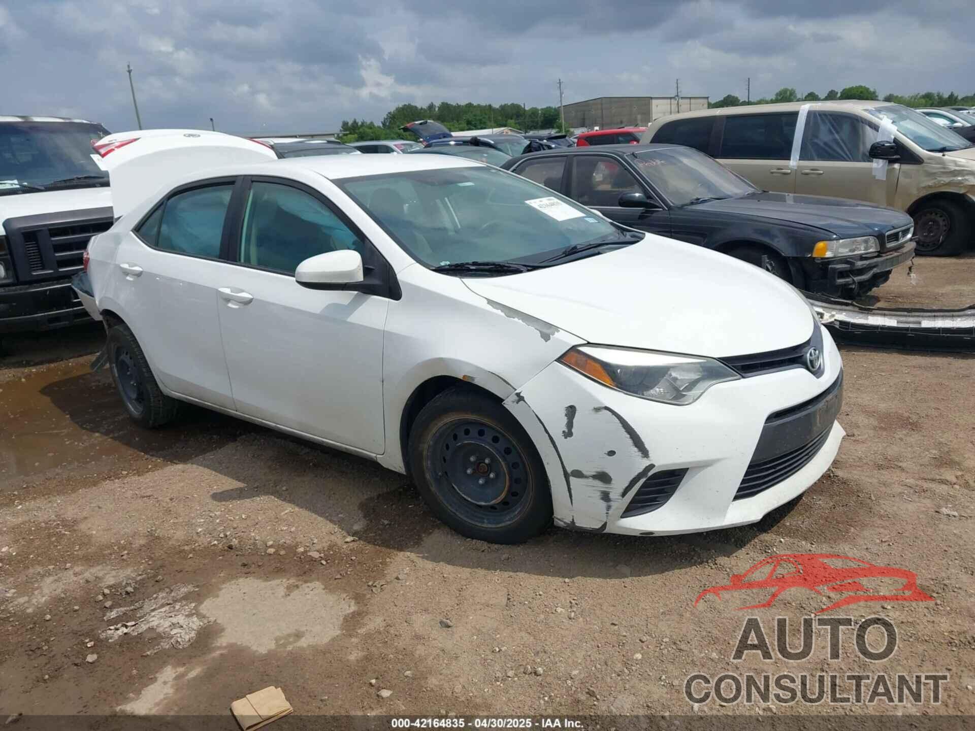 TOYOTA COROLLA 2015 - 5YFBURHE6FP277879