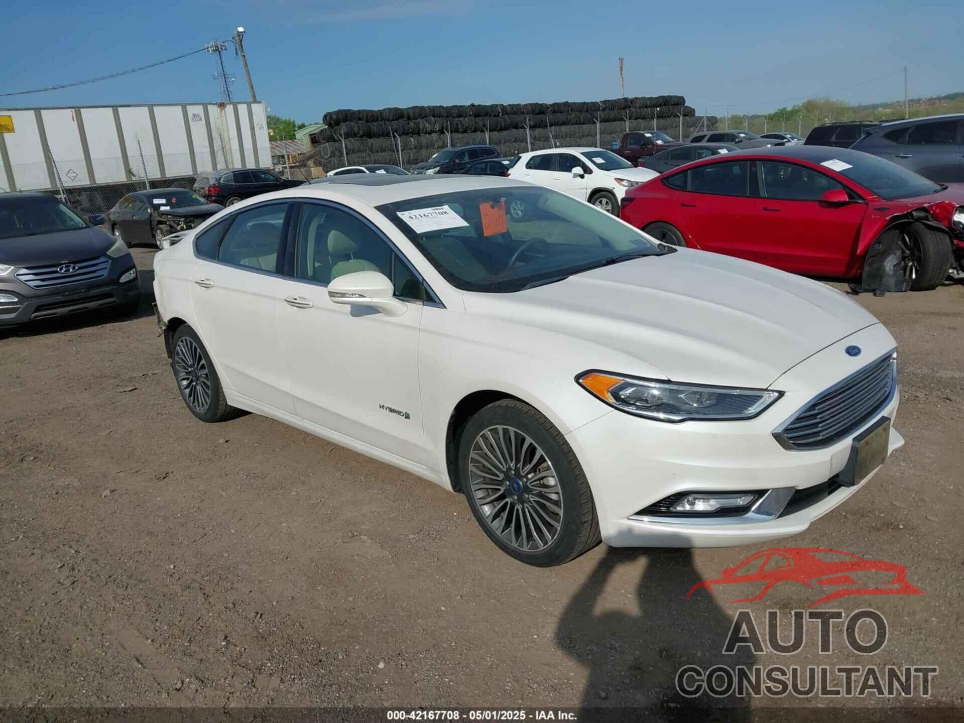 FORD FUSION HYBRID 2017 - 3FA6P0RU7HR148191