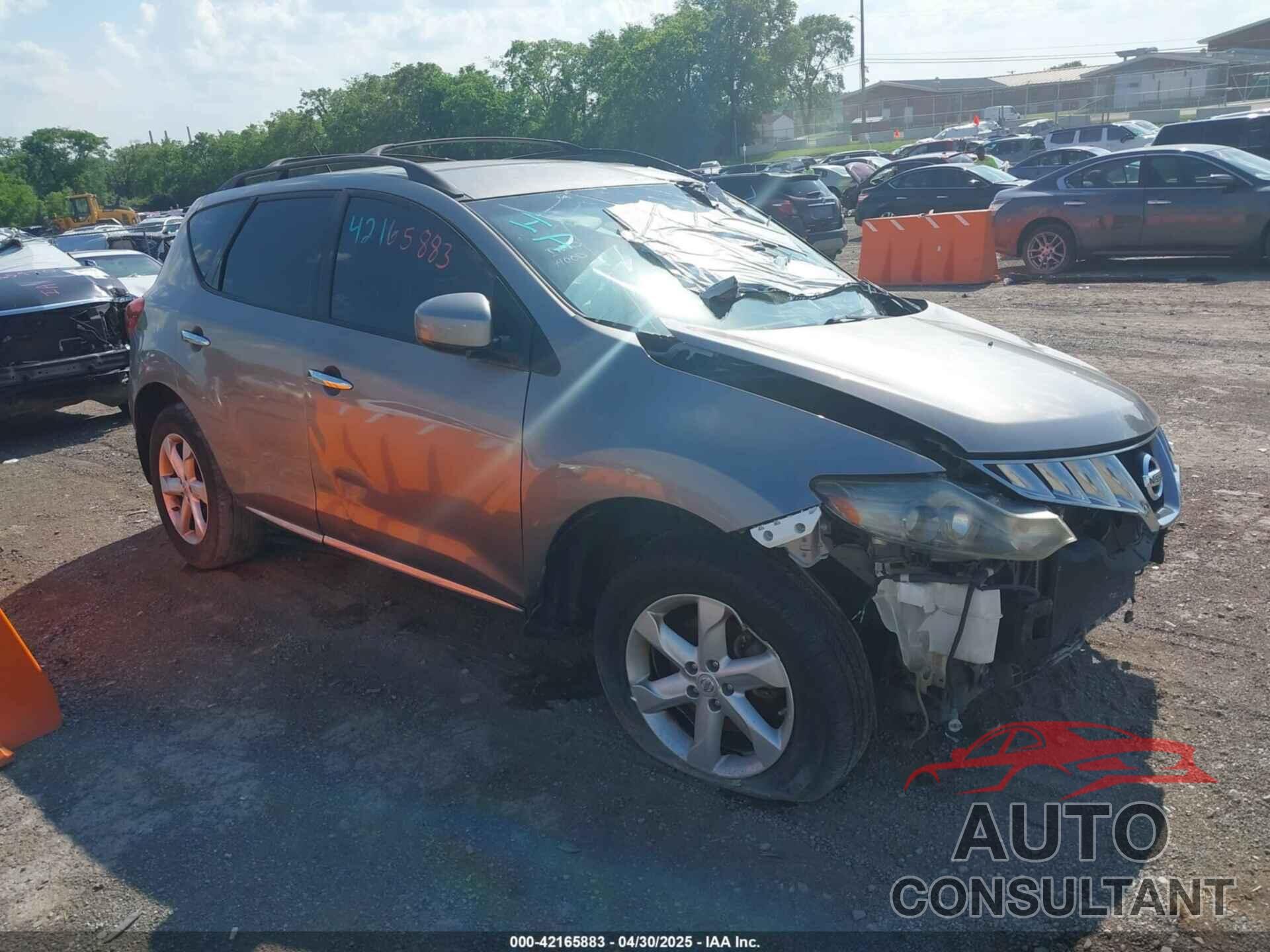 NISSAN MURANO 2009 - JN8AZ18U79W023734