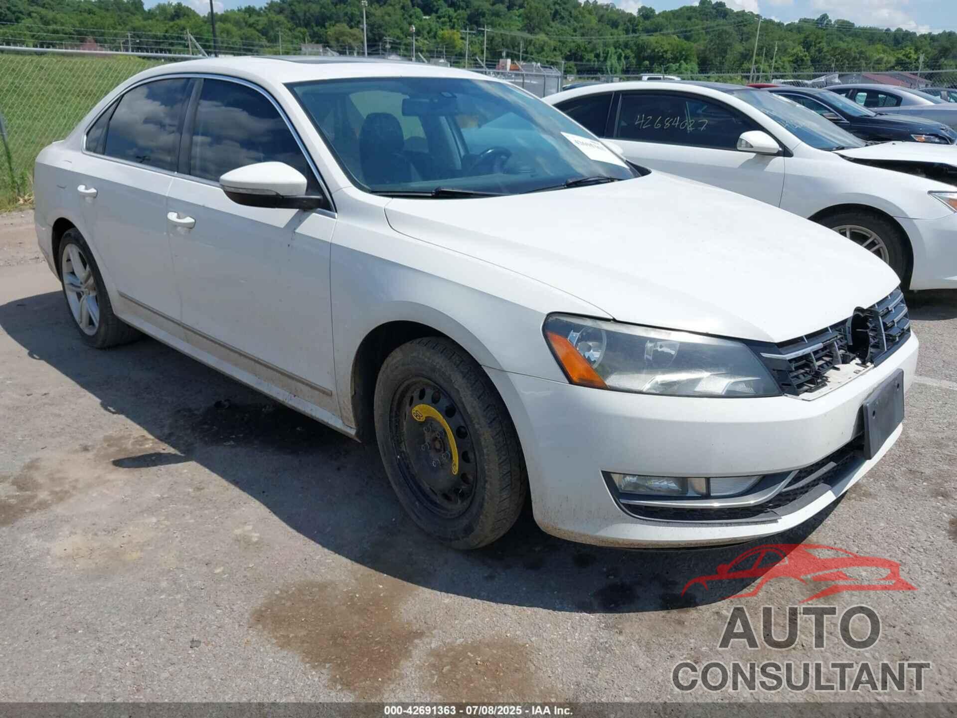 VOLKSWAGEN PASSAT 2012 - 1VWBN7A30CC087118