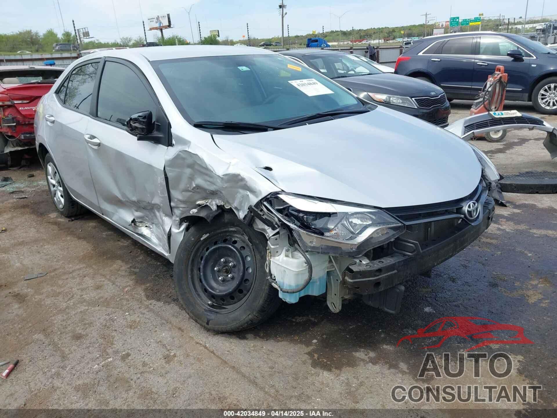 TOYOTA COROLLA 2016 - 5YFBURHE8GP540861