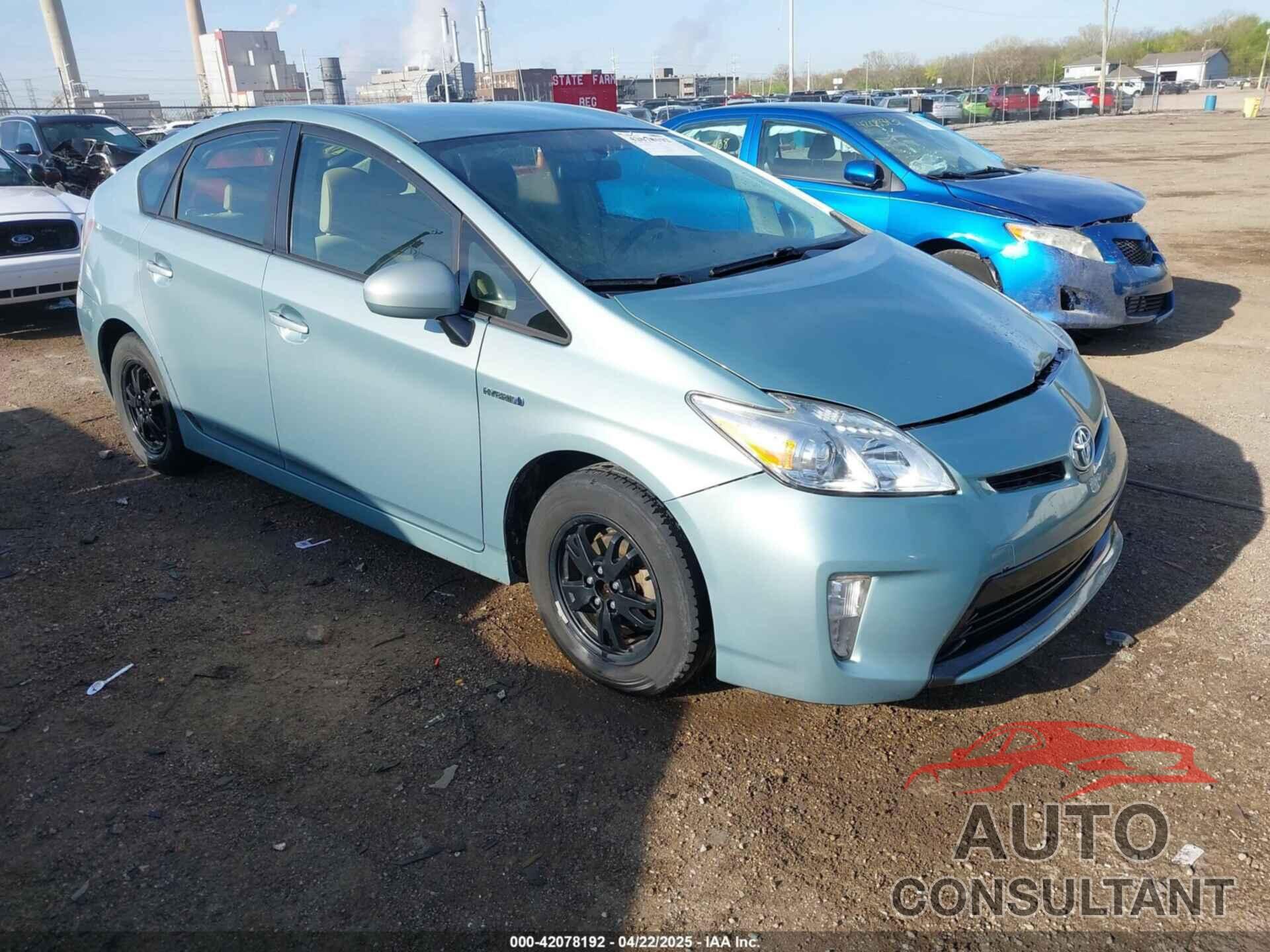 TOYOTA PRIUS 2013 - JTDKN3DUXD1632335