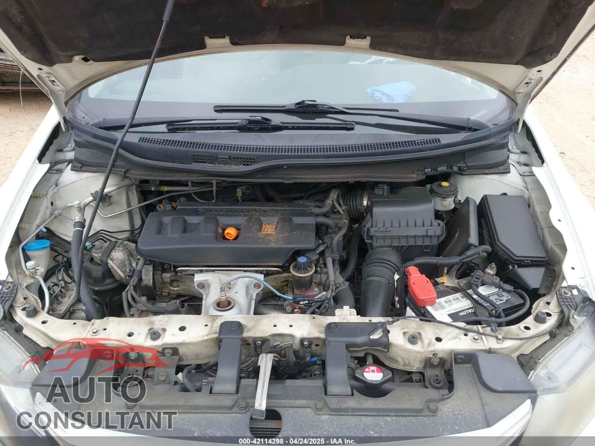 HONDA CIVIC 2012 - 2HGFB2F98CH506487