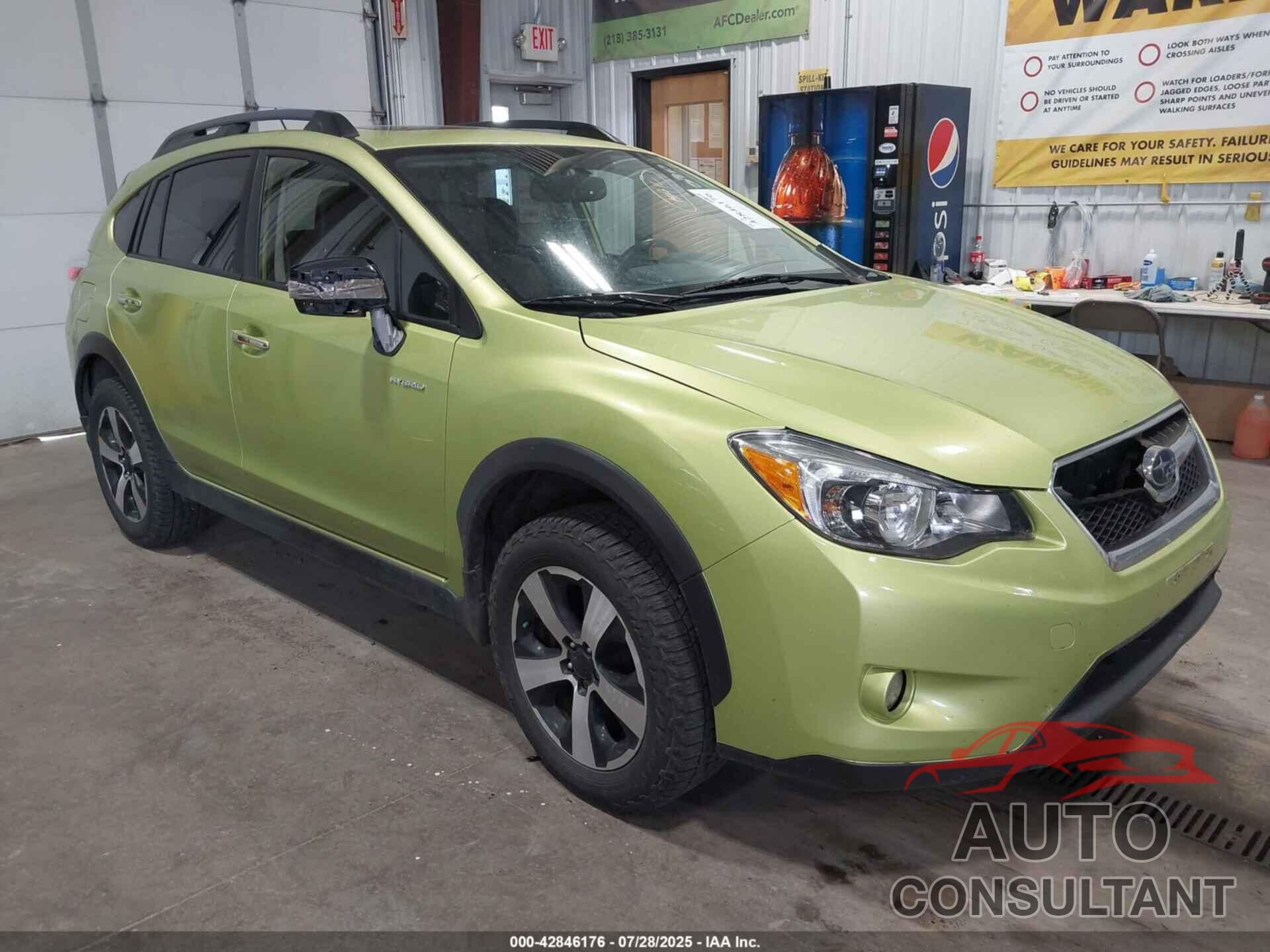 SUBARU XV CROSSTREK HYBRID 2015 - JF2GPBPC6FH243264